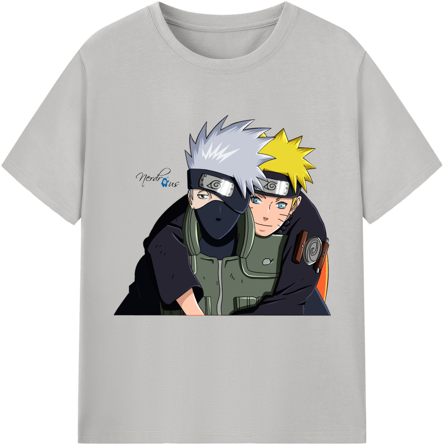 （画像用） NARUTO -ナルト- はたけ カカシ Hatake Kakashi レディースカジュアルプリントTシャツ（綿100％）