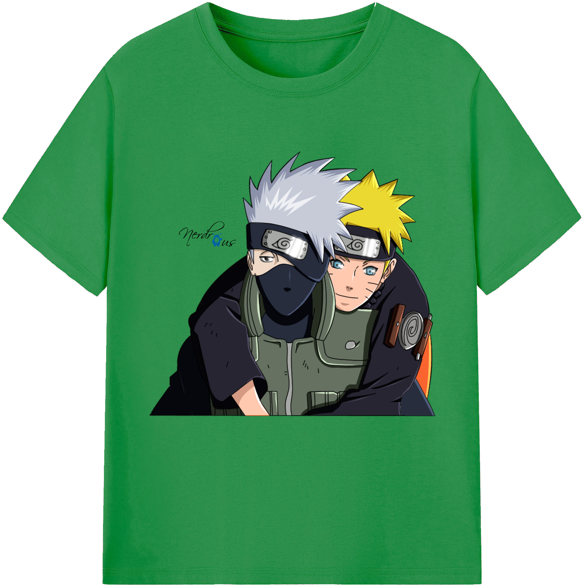 （画像用） NARUTO -ナルト- はたけ カカシ Hatake Kakashi レディースカジュアルプリントTシャツ（綿100％）
