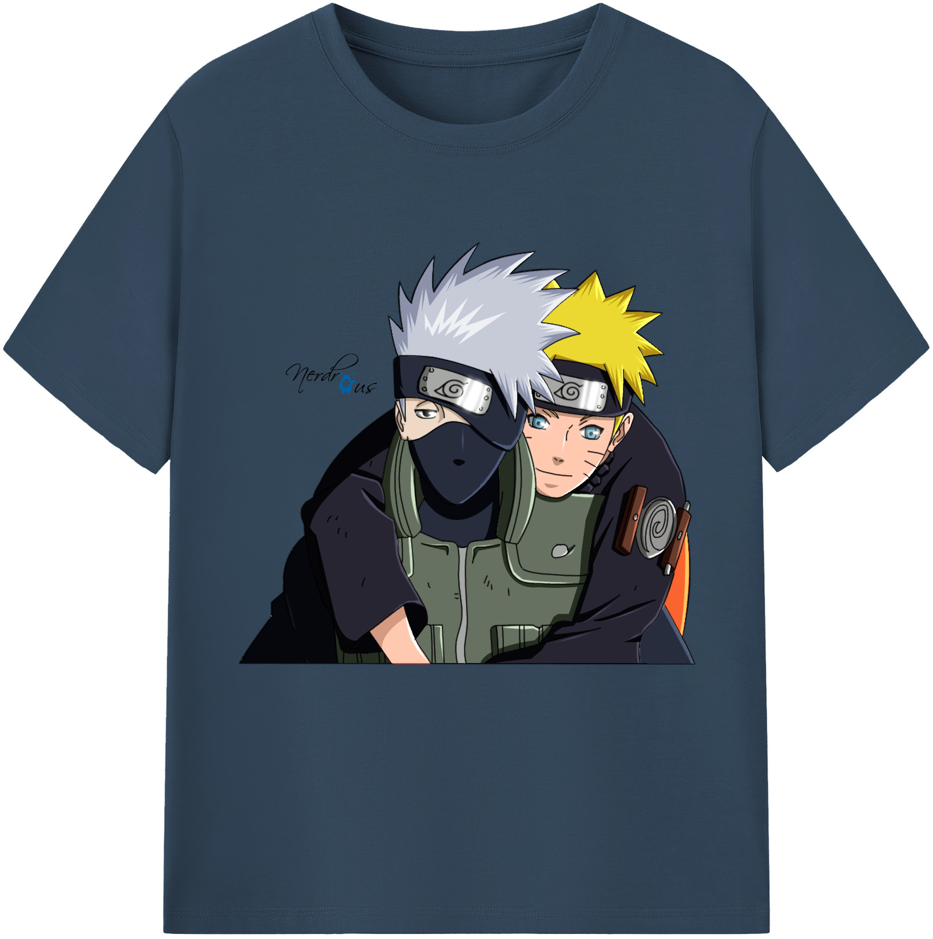 （画像用） NARUTO -ナルト- はたけ カカシ Hatake Kakashi レディースカジュアルプリントTシャツ（綿100％）