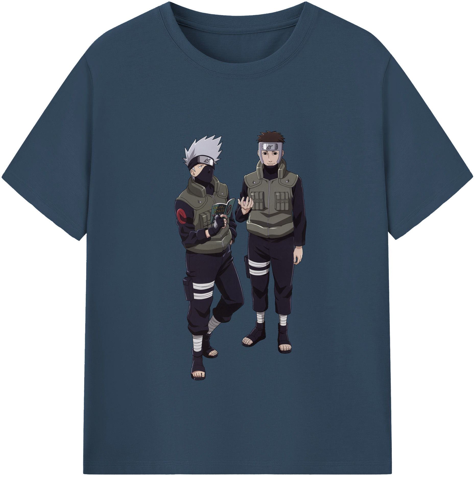 （画像用） NARUTO -ナルト- はたけ カカシ Hatake Kakashi レディースカジュアルプリントTシャツ（綿100％）
