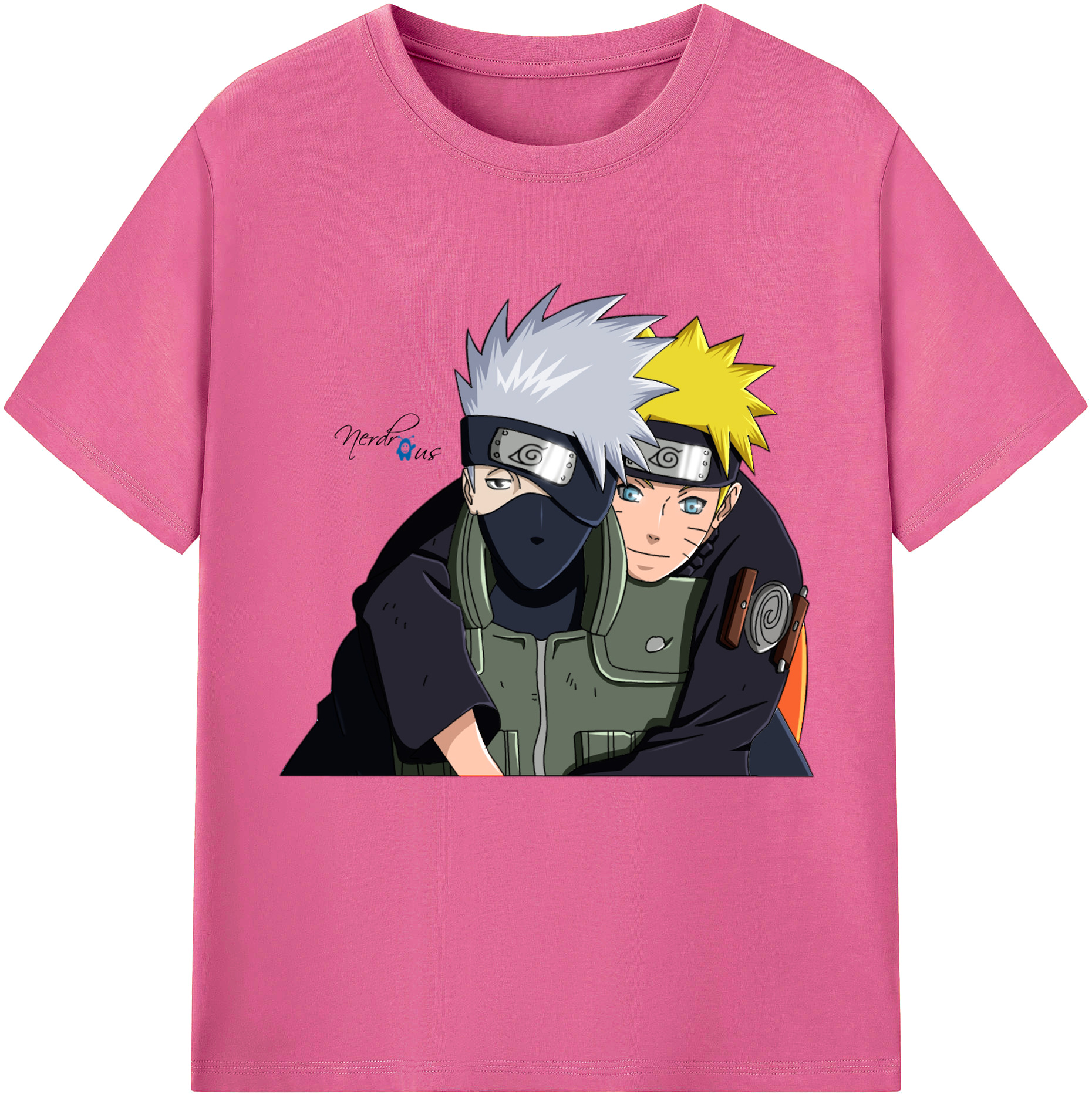 （画像用） NARUTO -ナルト- はたけ カカシ Hatake Kakashi レディースカジュアルプリントTシャツ（綿100％）