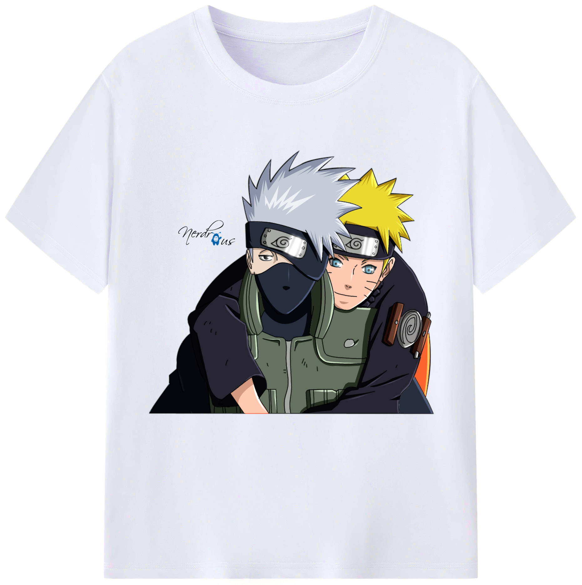 （画像用） NARUTO -ナルト- はたけ カカシ Hatake Kakashi レディースカジュアルプリントTシャツ（綿100％）