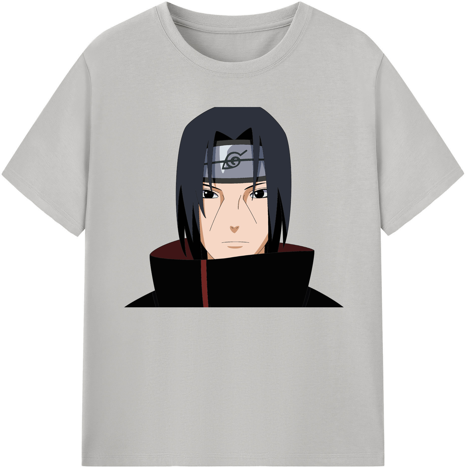 （画像用） NARUTO -ナルト- うちは イタチ Uchiha Itachi 綿100％ メンズ半袖Tシャツ｜肌触りやわらか＆通気性