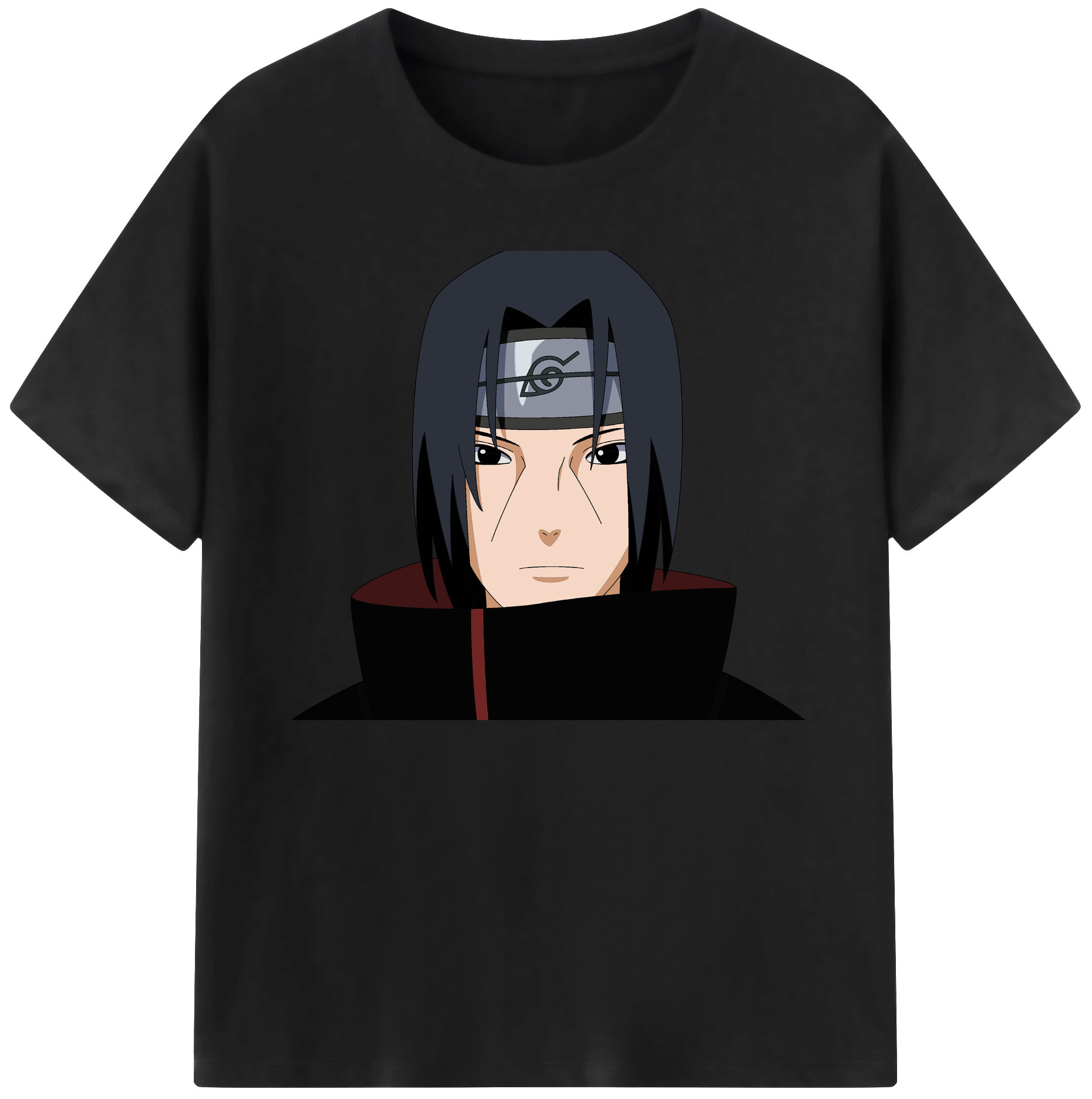 （画像用） NARUTO -ナルト- うちは イタチ Uchiha Itachi 綿100％ メンズ半袖Tシャツ｜肌触りやわらか＆通気性