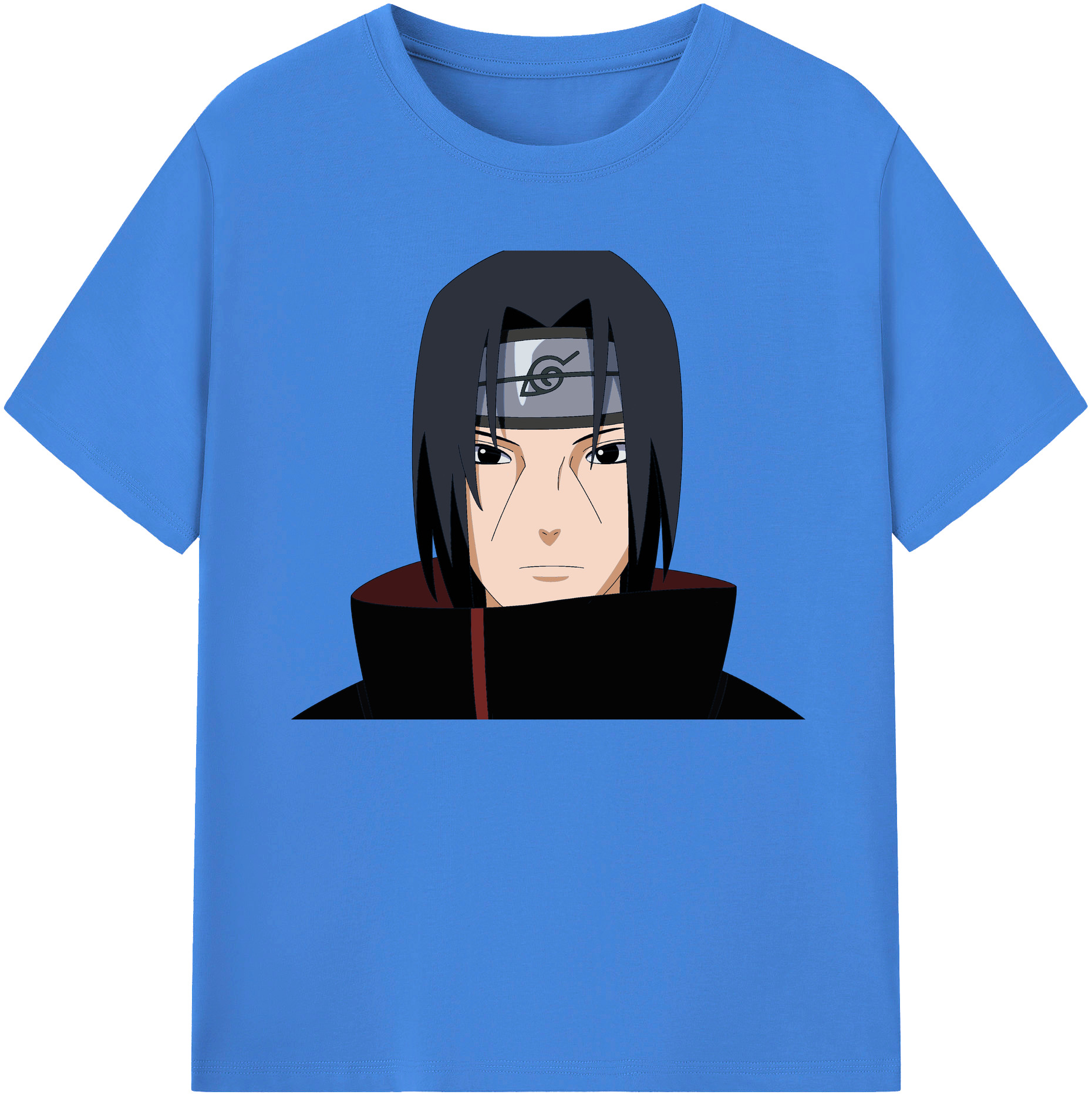 （画像用） NARUTO -ナルト- うちは イタチ Uchiha Itachi 綿100％ メンズ半袖Tシャツ｜肌触りやわらか＆通気性