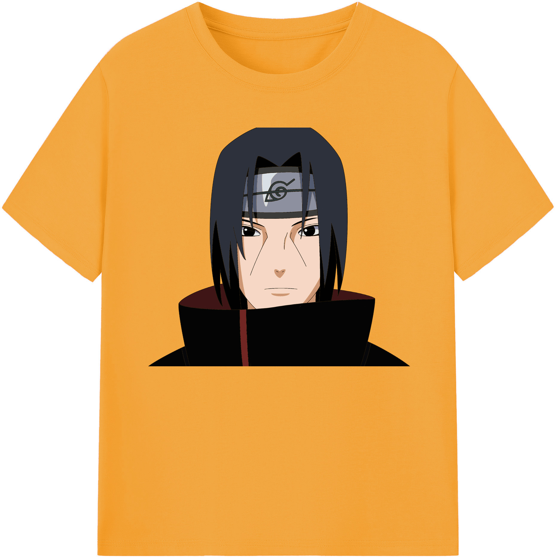 （画像用） NARUTO -ナルト- うちは イタチ Uchiha Itachi 綿100％ メンズ半袖Tシャツ｜肌触りやわらか＆通気性