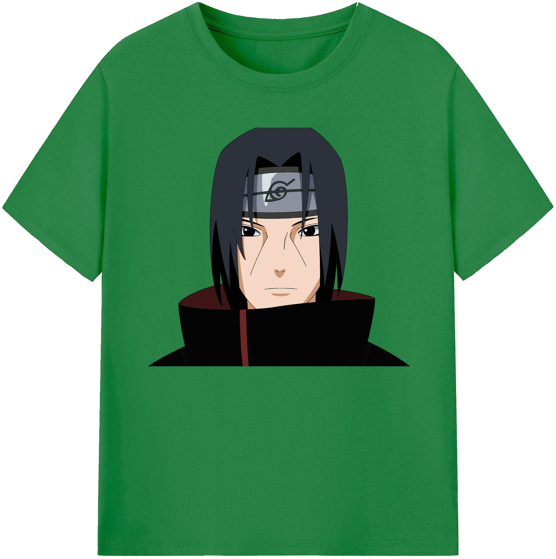 （画像用） NARUTO -ナルト- うちは イタチ Uchiha Itachi 綿100％ メンズ半袖Tシャツ｜肌触りやわらか＆通気性
