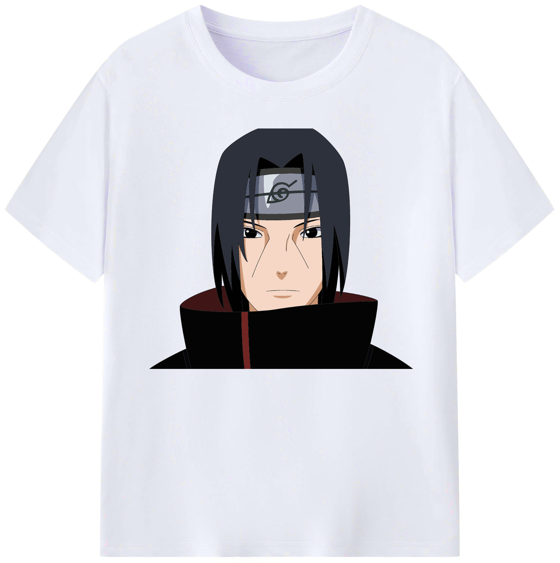（画像用） NARUTO -ナルト- うちは イタチ Uchiha Itachi 綿100％ メンズ半袖Tシャツ｜肌触りやわらか＆通気性