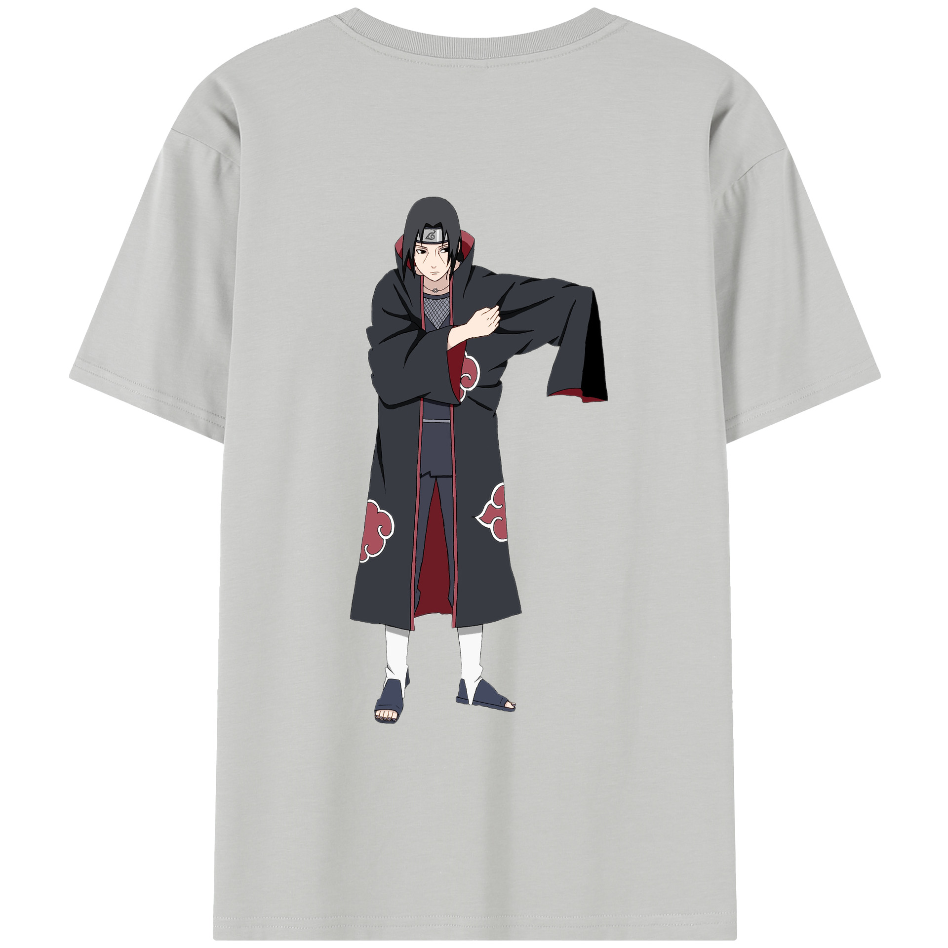 （画像用） NARUTO -ナルト- うちは イタチ Uchiha Itachi レディース半袖Tシャツ(バックプリント)