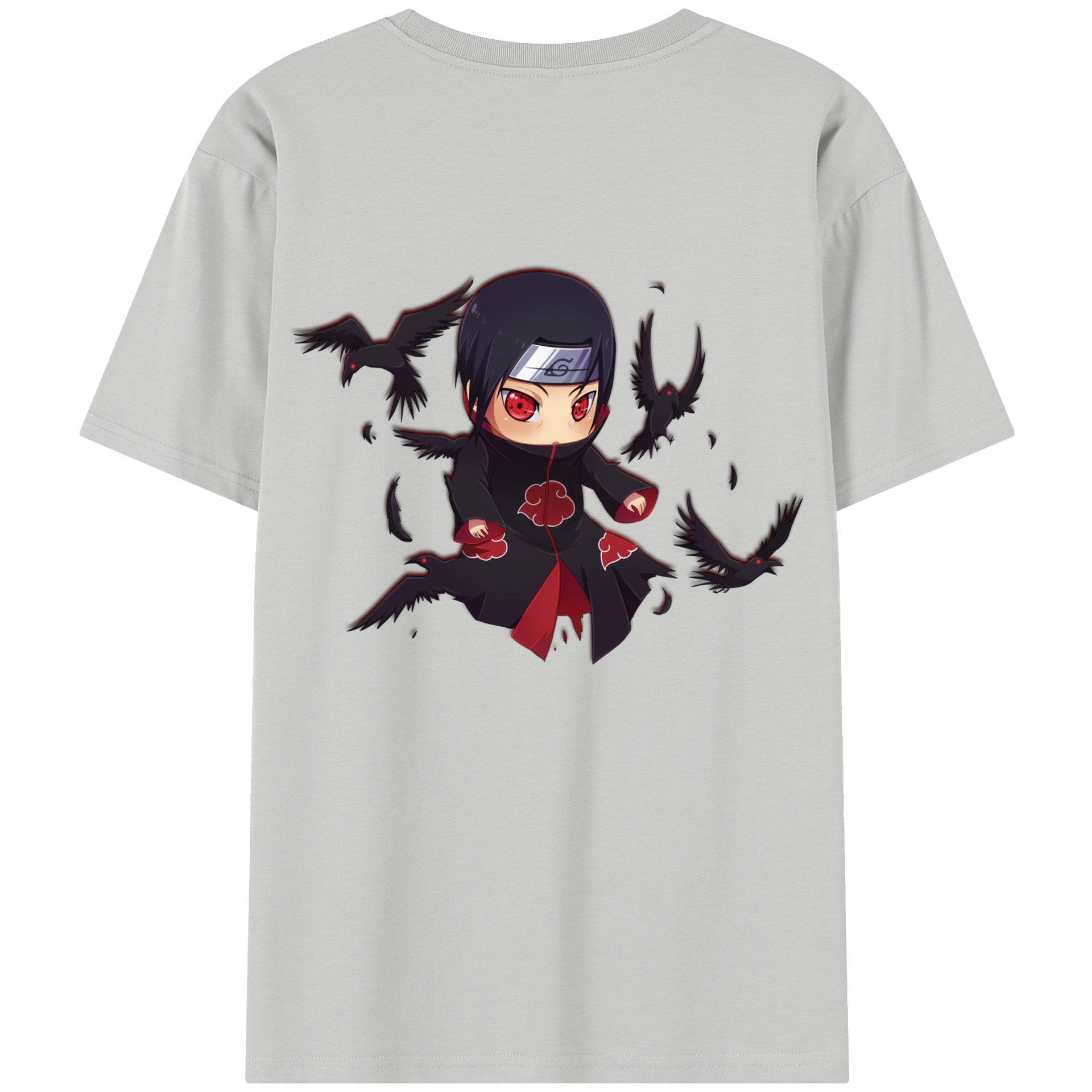 （画像用） NARUTO -ナルト- うちは イタチ Uchiha Itachi レディース半袖Tシャツ(バックプリント)