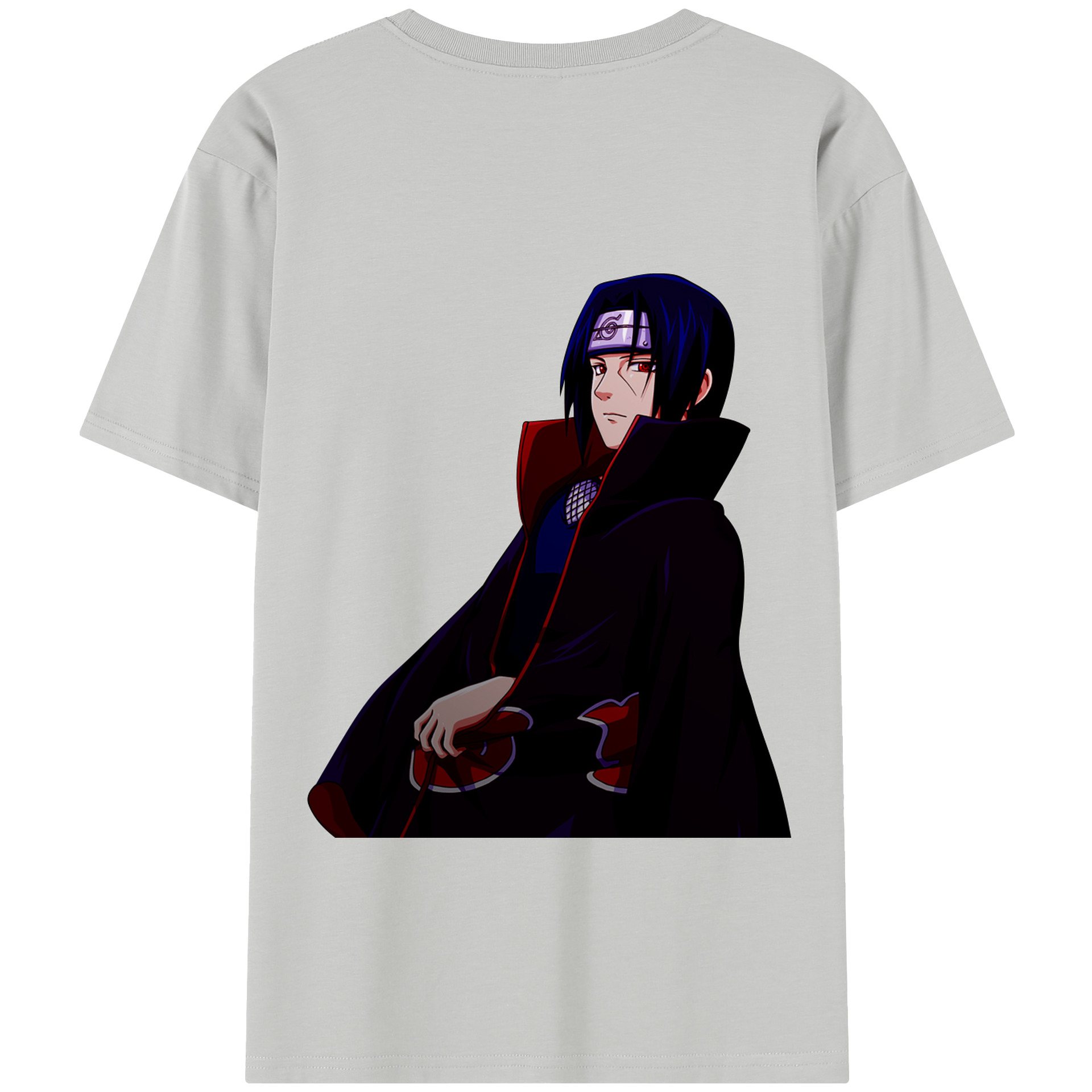 （画像用） NARUTO -ナルト- うちは イタチ Uchiha Itachi レディース半袖Tシャツ(バックプリント)