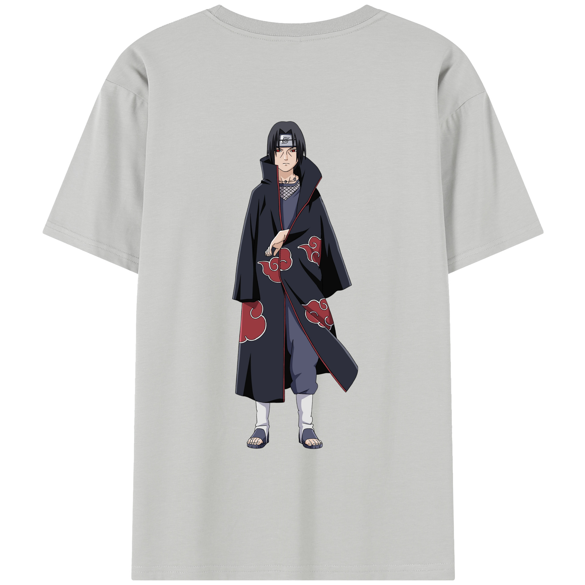 （画像用） NARUTO -ナルト- うちは イタチ Uchiha Itachi レディース半袖Tシャツ(バックプリント)