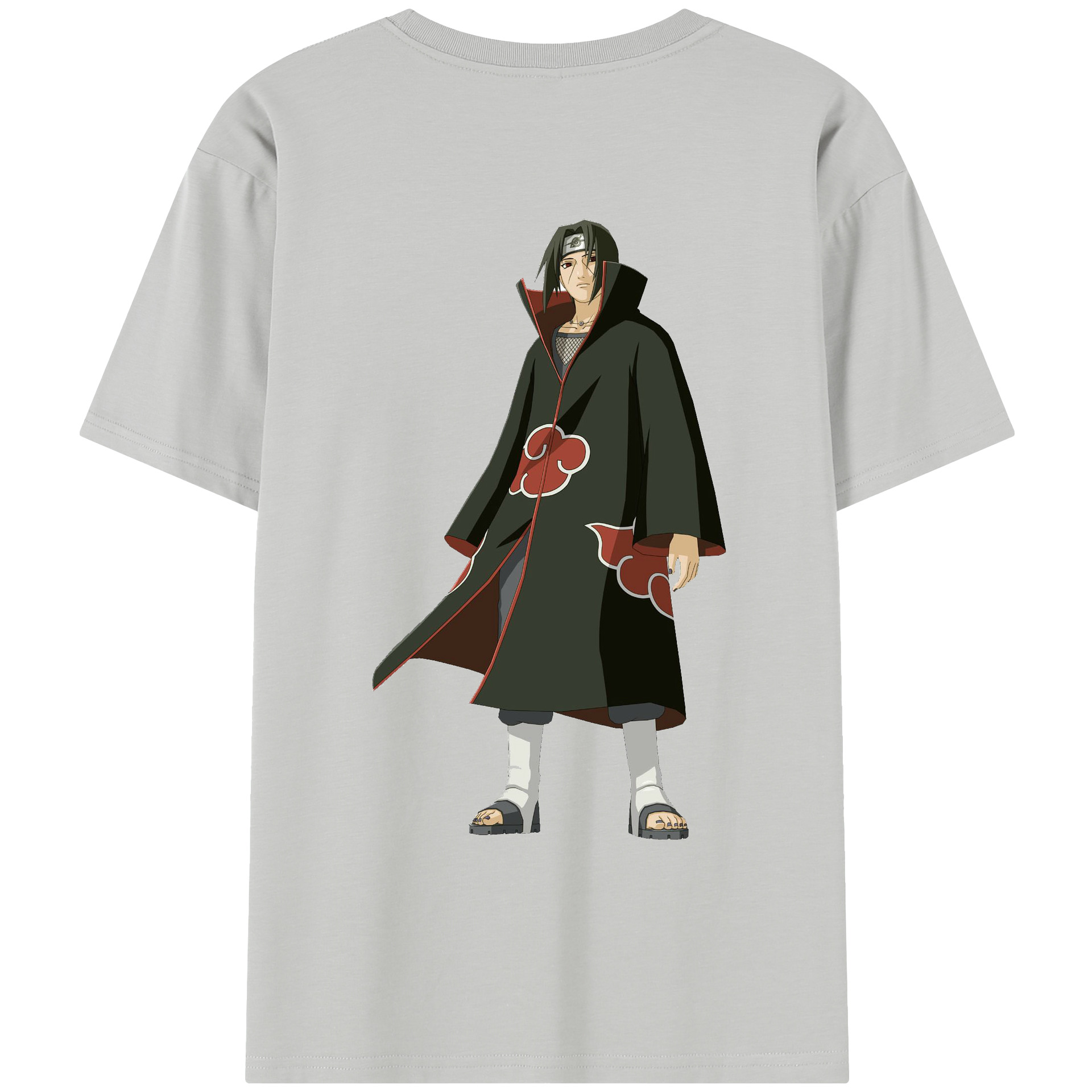 （画像用） NARUTO -ナルト- うちは イタチ Uchiha Itachi レディース半袖Tシャツ(バックプリント)