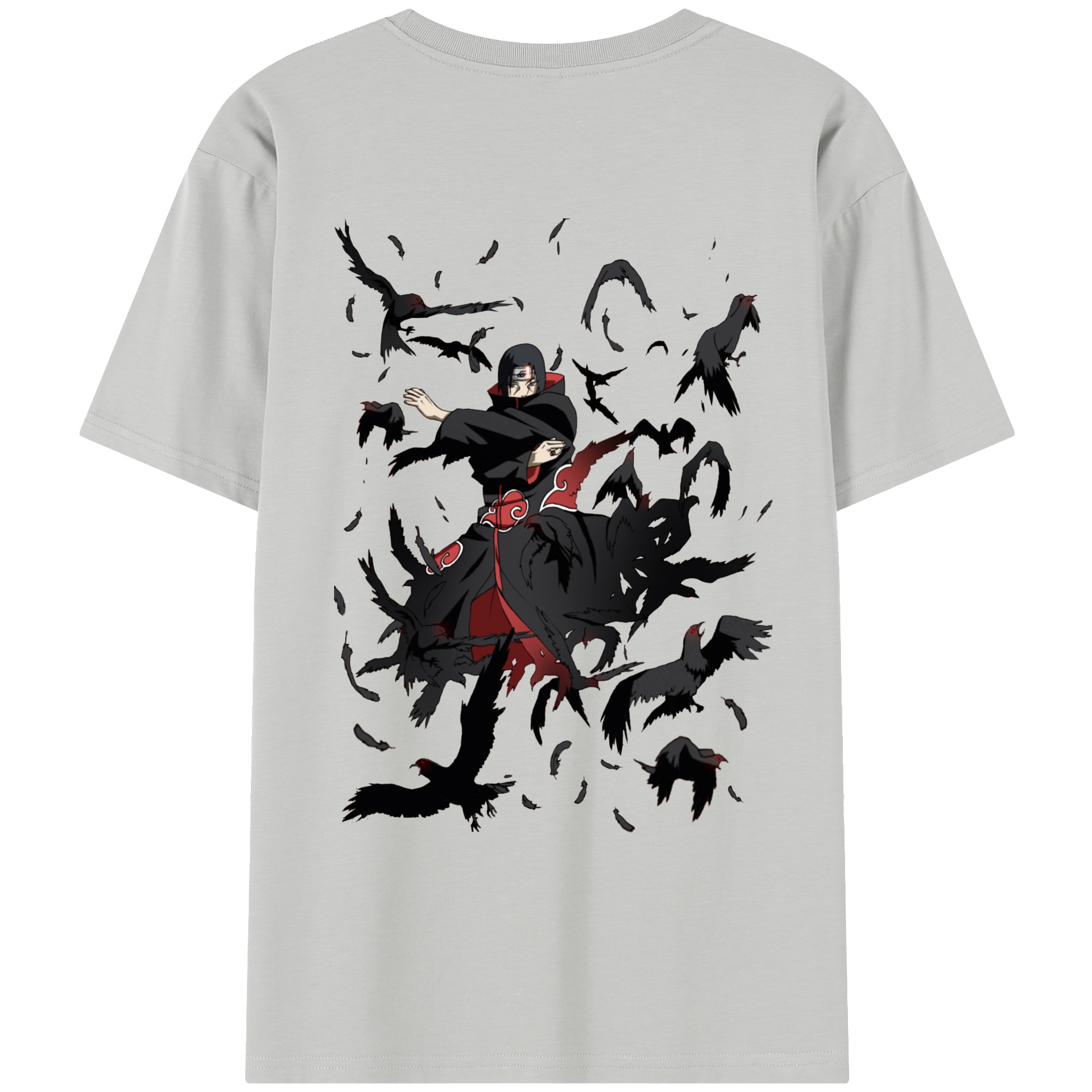 （画像用） NARUTO -ナルト- うちは イタチ Uchiha Itachi レディース半袖Tシャツ(バックプリント)