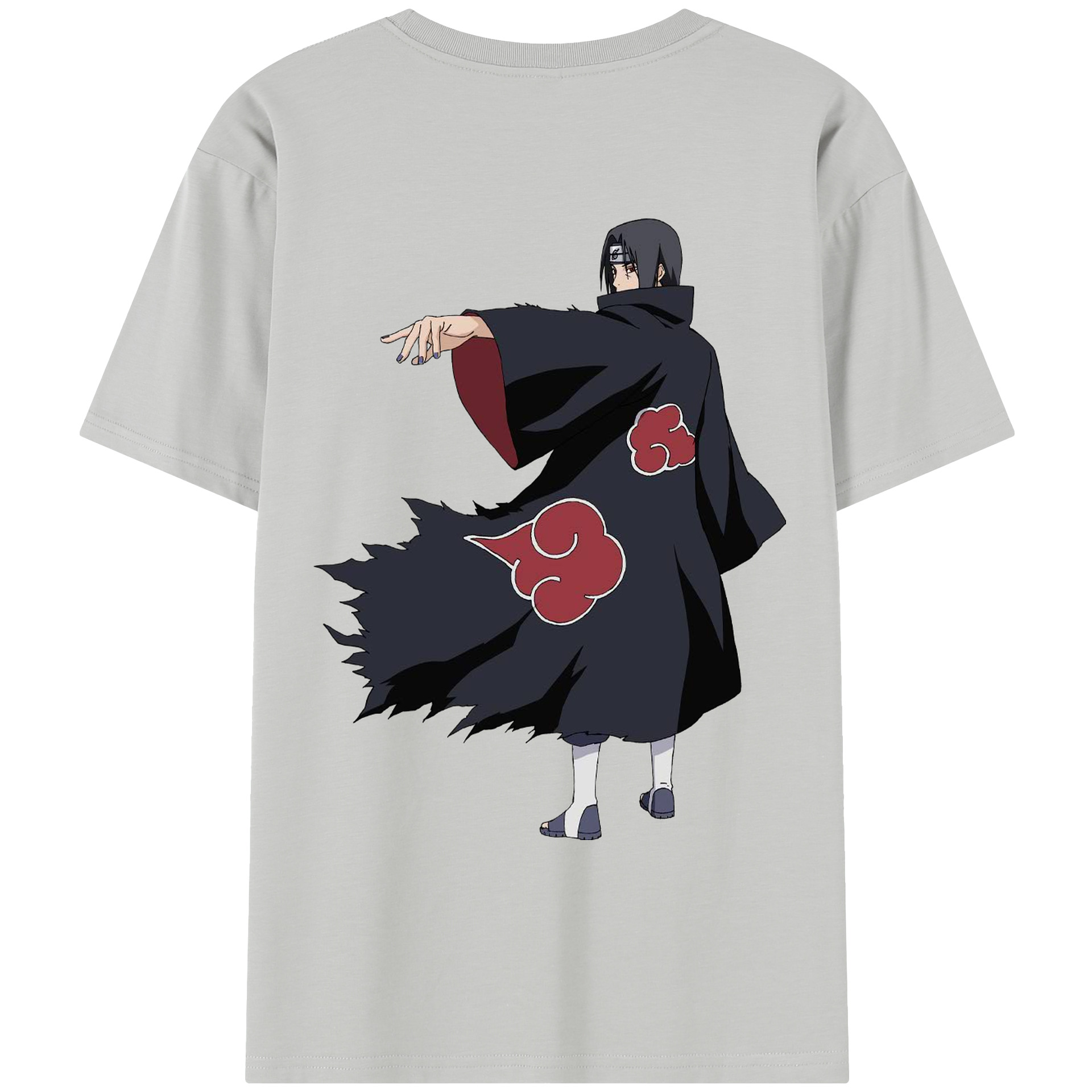 （画像用） NARUTO -ナルト- うちは イタチ Uchiha Itachi レディース半袖Tシャツ(バックプリント)
