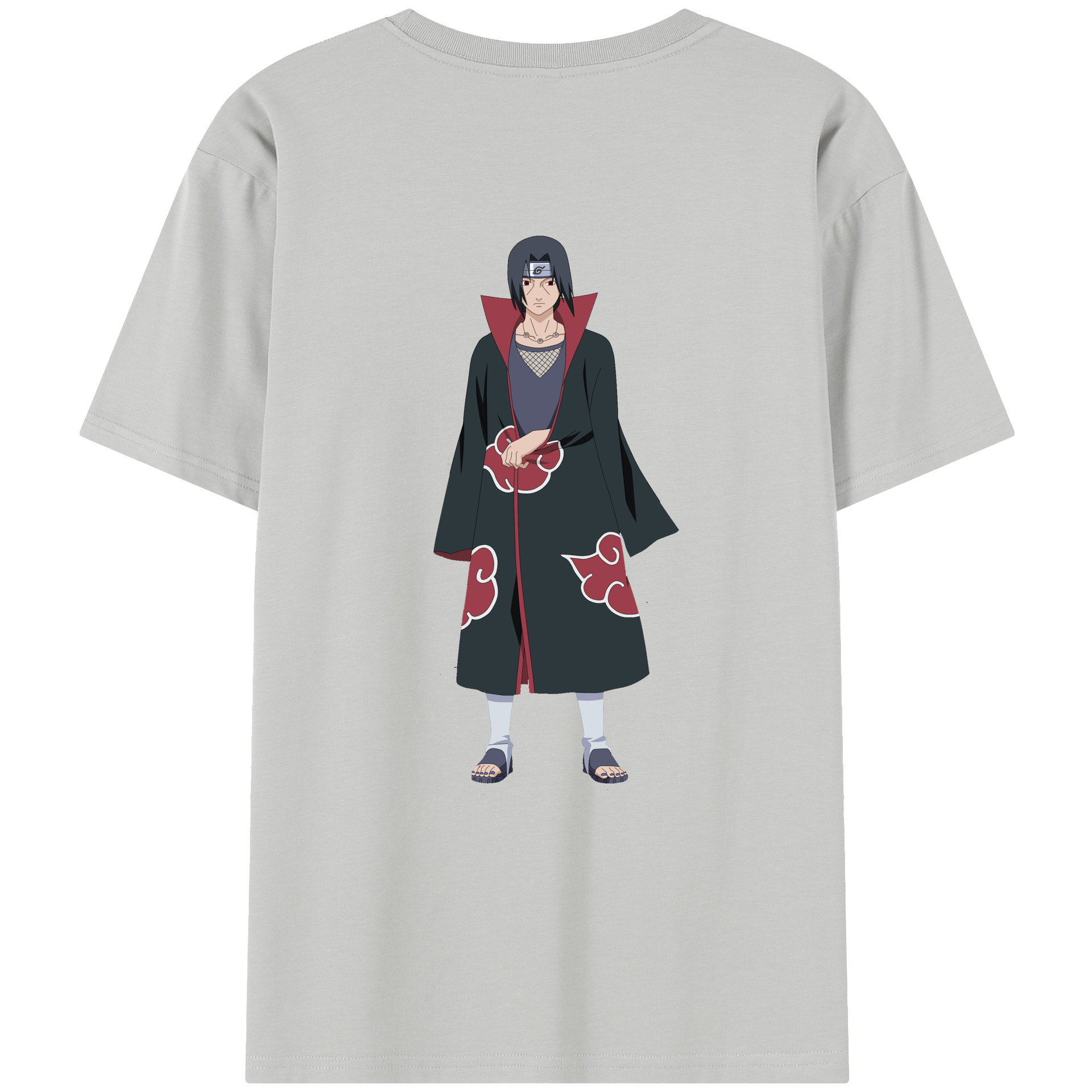 （画像用） NARUTO -ナルト- うちは イタチ Uchiha Itachi レディース半袖Tシャツ(バックプリント)