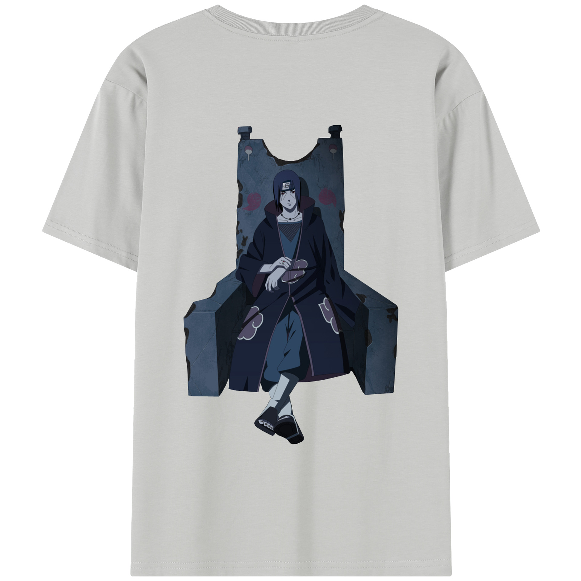 （画像用） NARUTO -ナルト- うちは イタチ Uchiha Itachi レディース半袖Tシャツ(バックプリント)