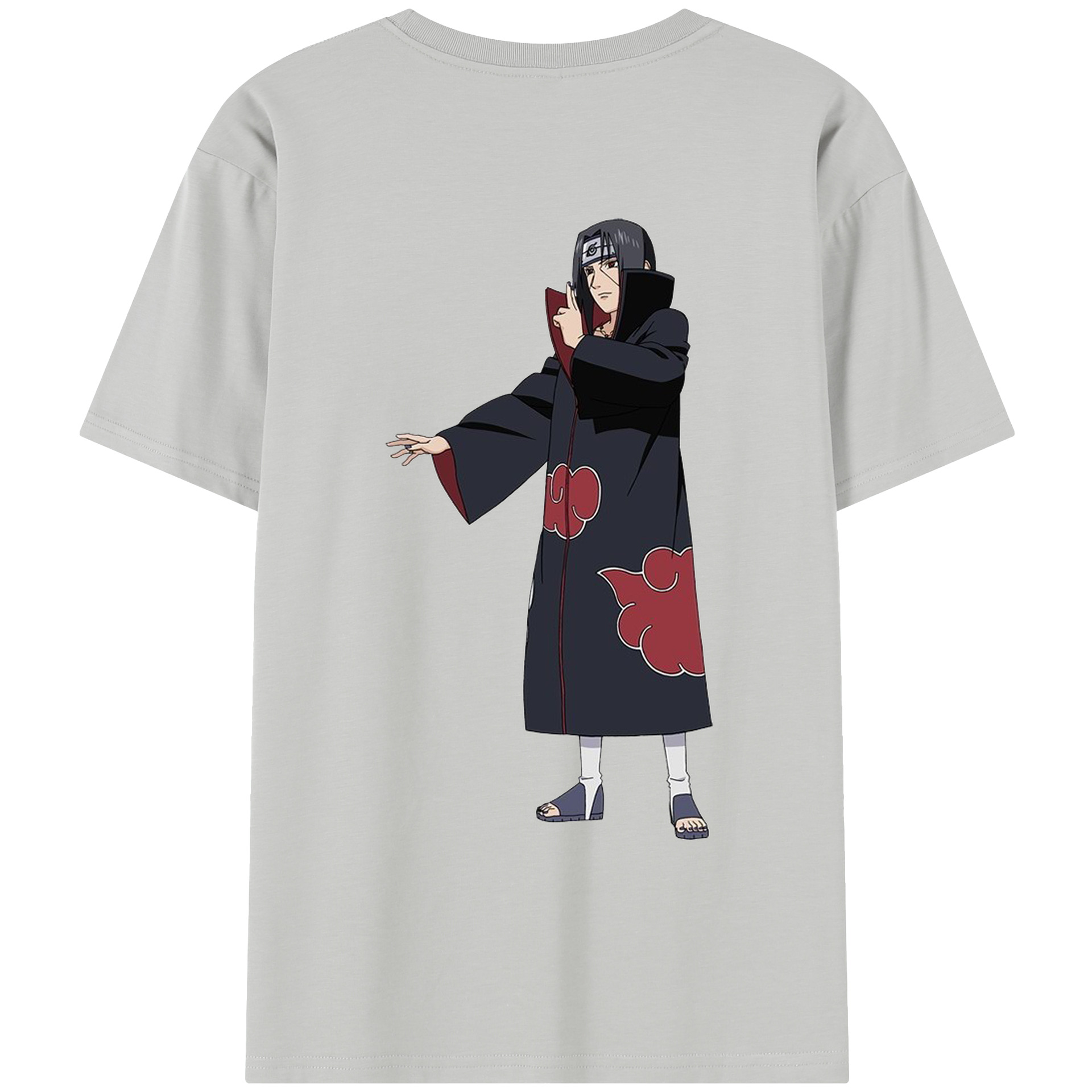 （画像用） NARUTO -ナルト- うちは イタチ Uchiha Itachi レディース半袖Tシャツ(バックプリント)
