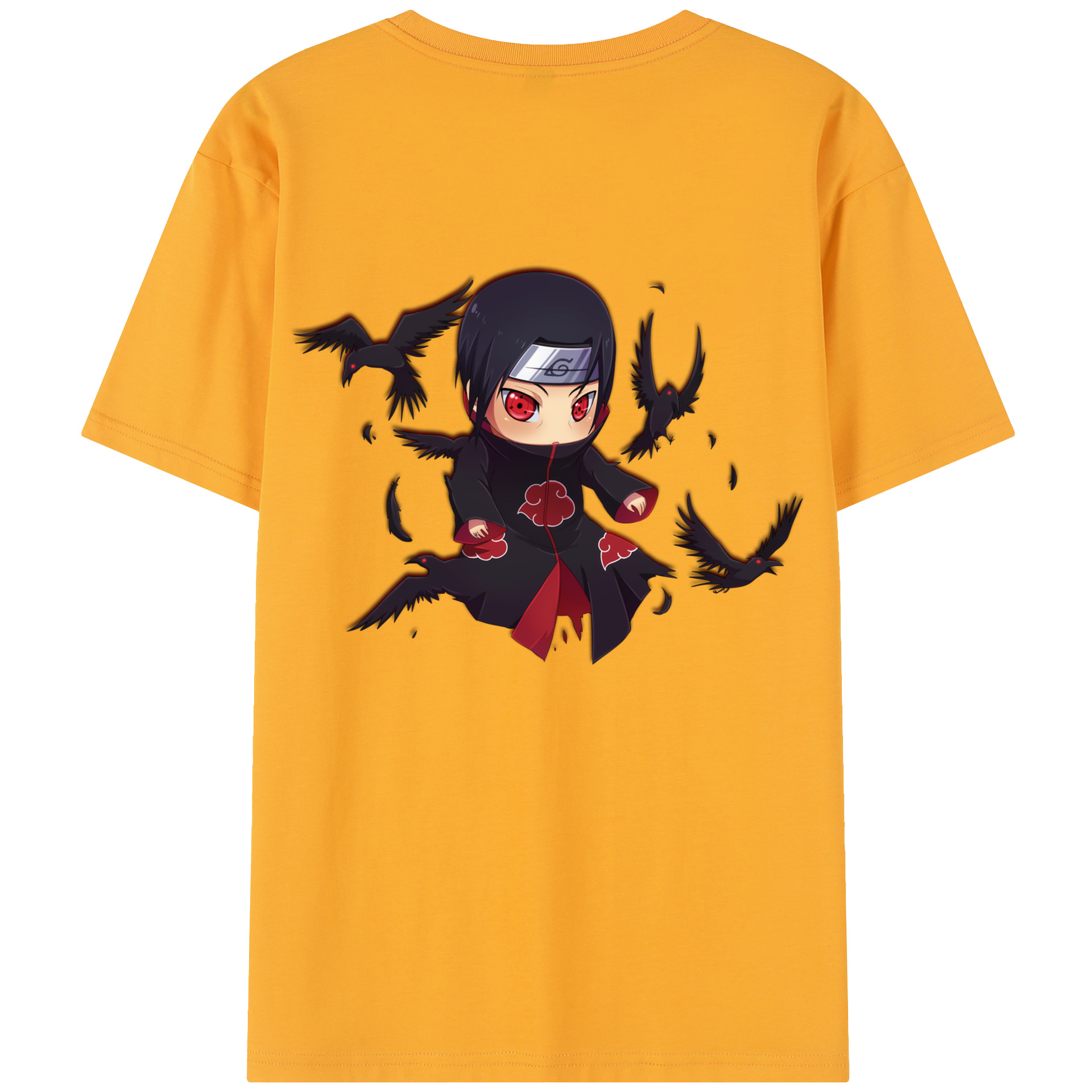（画像用） NARUTO -ナルト- うちは イタチ Uchiha Itachi レディース半袖Tシャツ(バックプリント)