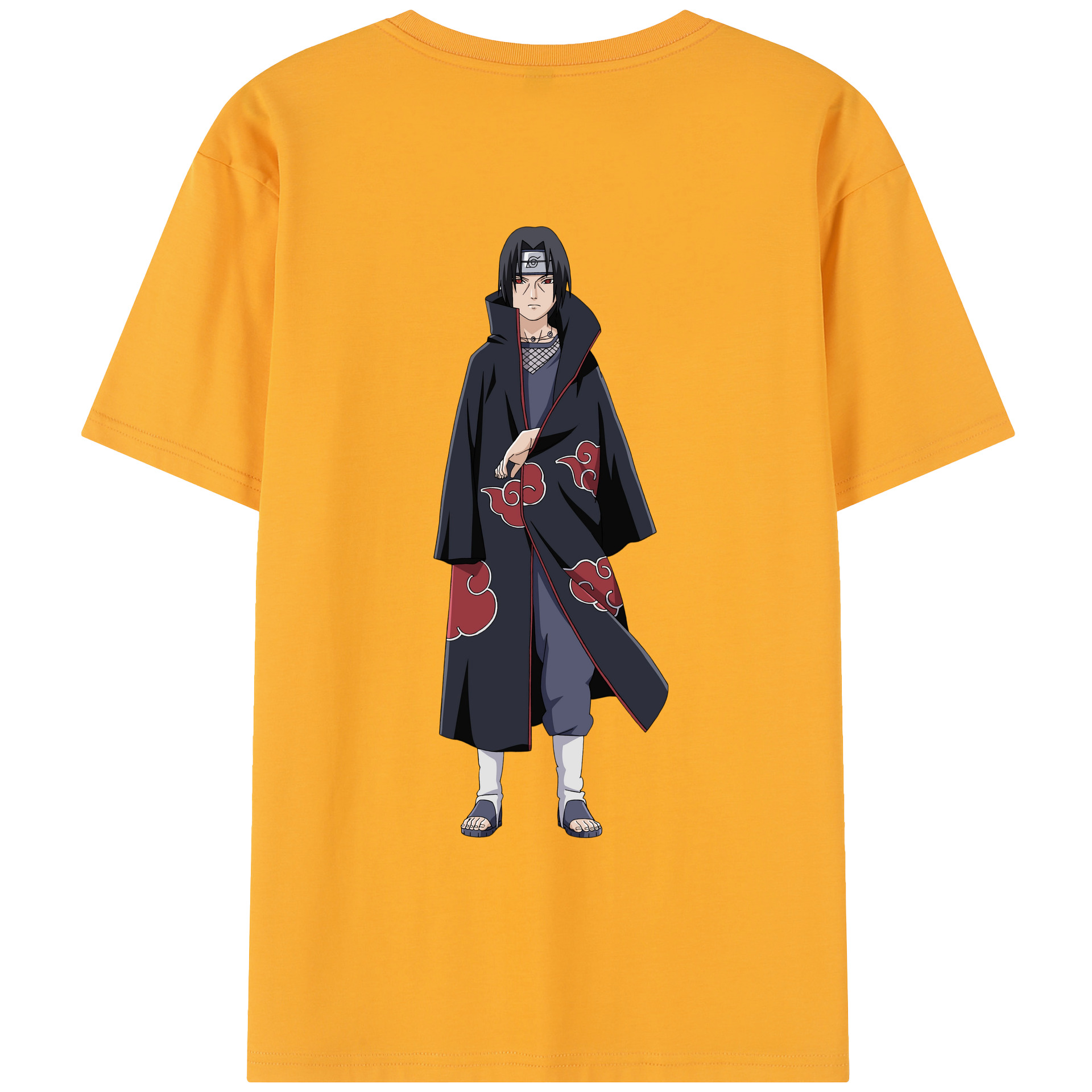 （画像用） NARUTO -ナルト- うちは イタチ Uchiha Itachi レディース半袖Tシャツ(バックプリント)