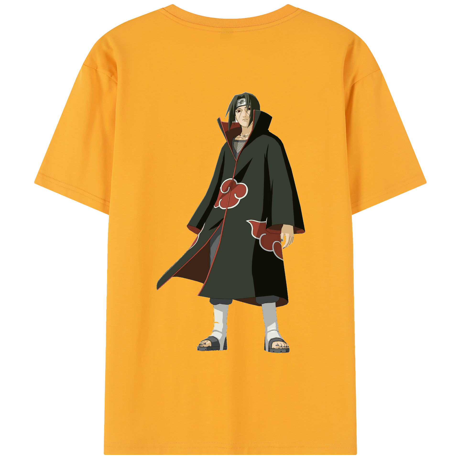 （画像用） NARUTO -ナルト- うちは イタチ Uchiha Itachi レディース半袖Tシャツ(バックプリント)