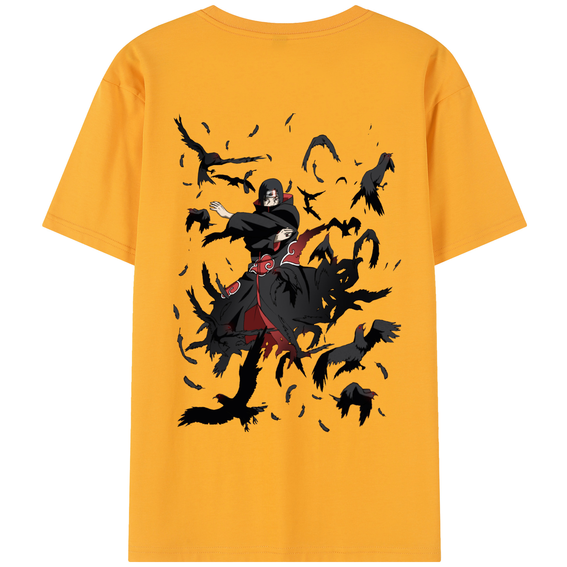 （画像用） NARUTO -ナルト- うちは イタチ Uchiha Itachi レディース半袖Tシャツ(バックプリント)