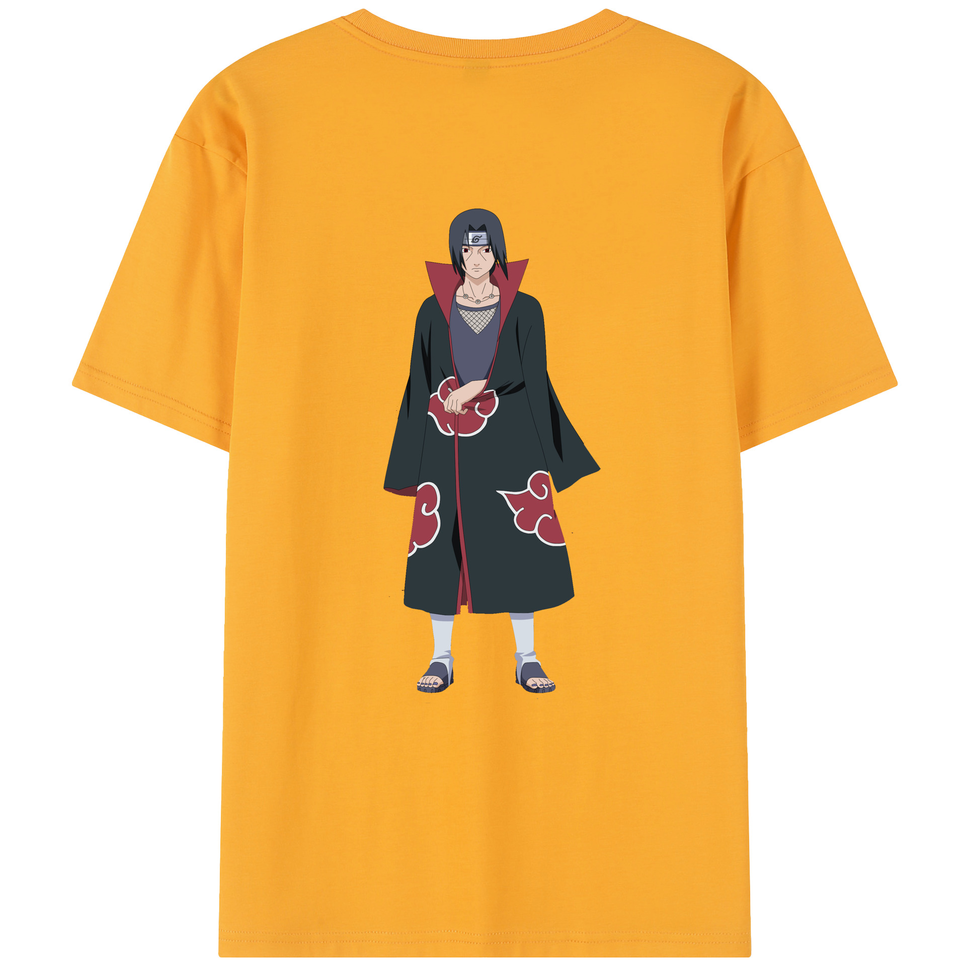 （画像用） NARUTO -ナルト- うちは イタチ Uchiha Itachi レディース半袖Tシャツ(バックプリント)