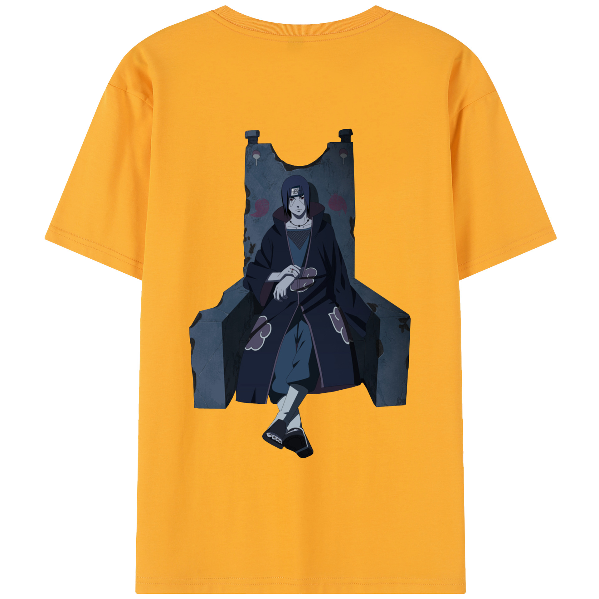 （画像用） NARUTO -ナルト- うちは イタチ Uchiha Itachi レディース半袖Tシャツ(バックプリント)