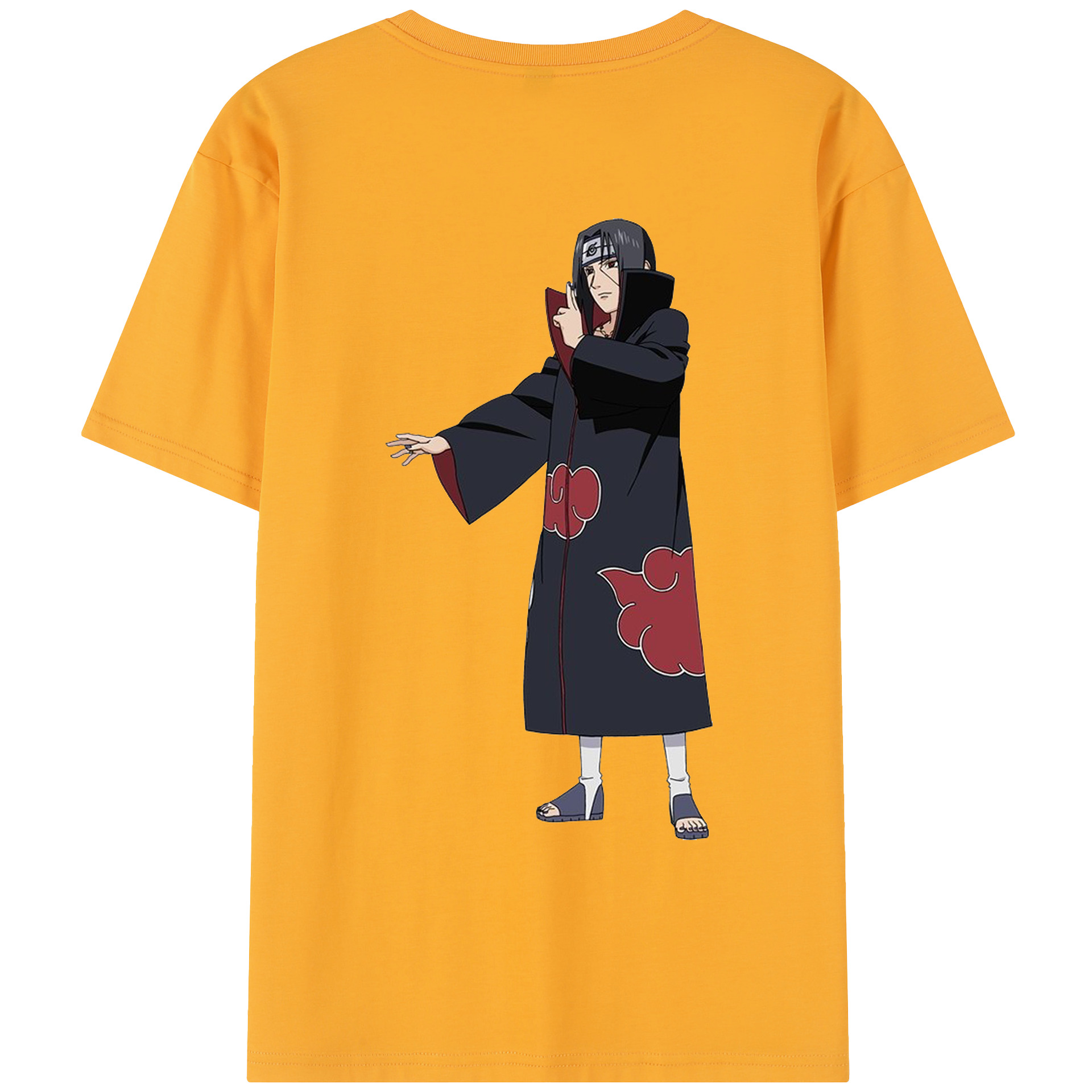 （画像用） NARUTO -ナルト- うちは イタチ Uchiha Itachi レディース半袖Tシャツ(バックプリント)