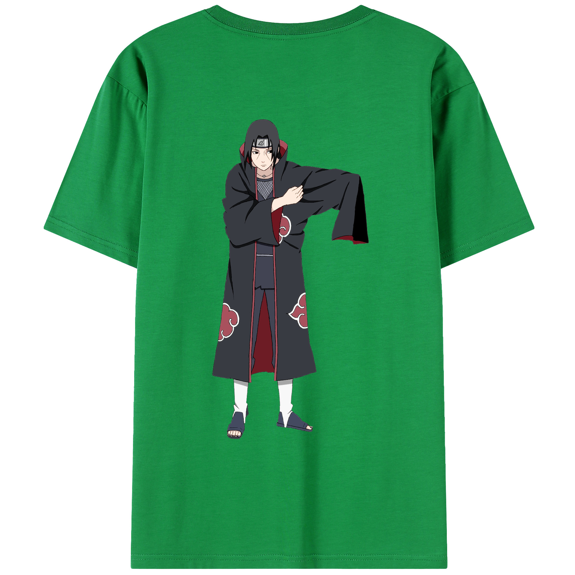 （画像用） NARUTO -ナルト- うちは イタチ Uchiha Itachi レディース半袖Tシャツ(バックプリント)
