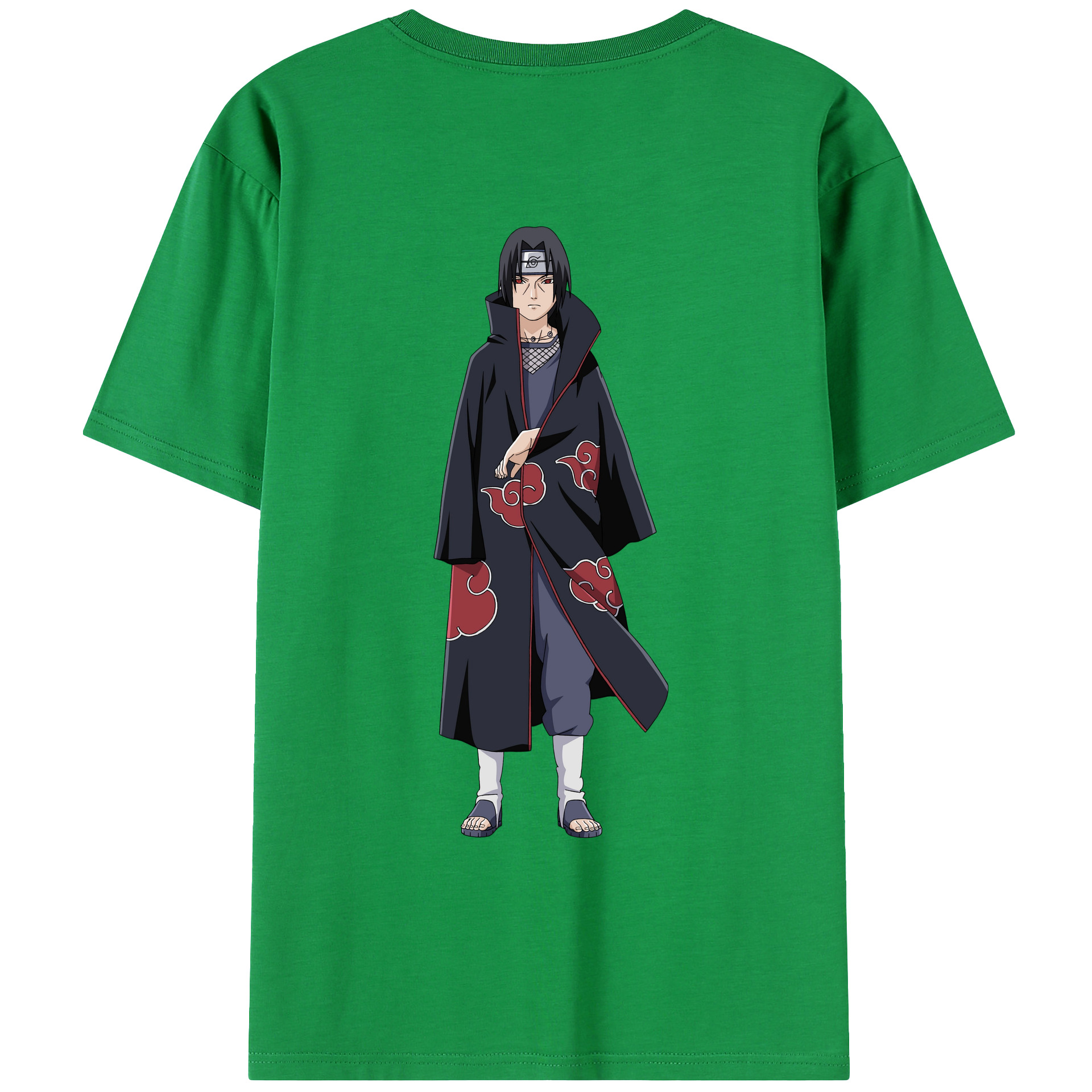（画像用） NARUTO -ナルト- うちは イタチ Uchiha Itachi レディース半袖Tシャツ(バックプリント)