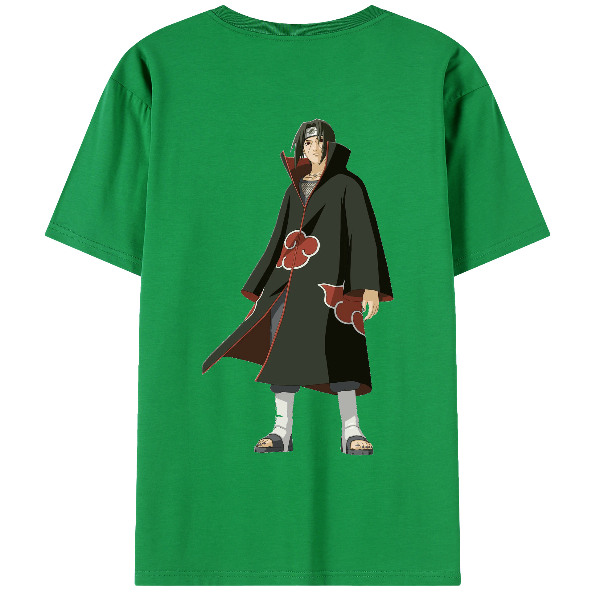 （画像用） NARUTO -ナルト- うちは イタチ Uchiha Itachi レディース半袖Tシャツ(バックプリント)