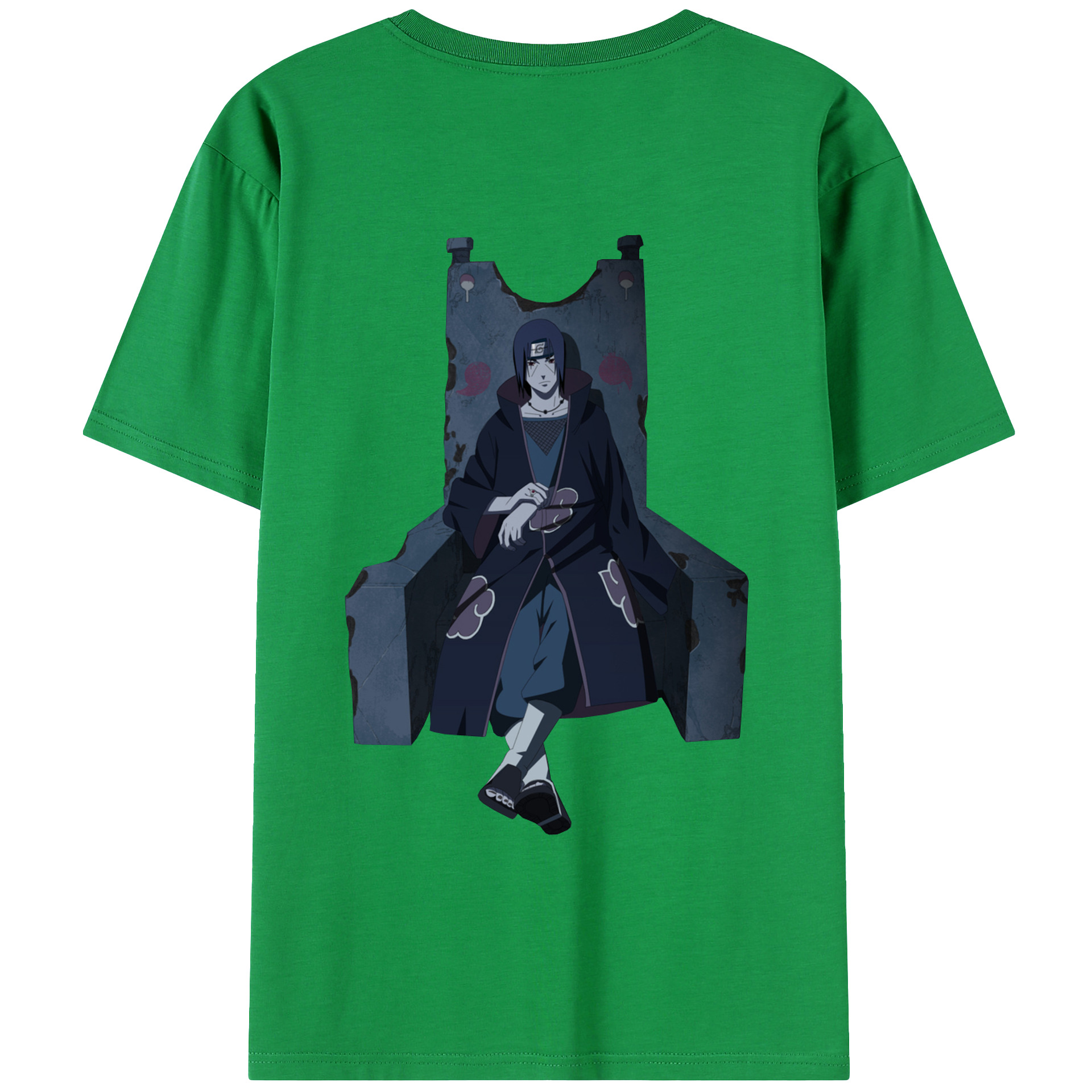 （画像用） NARUTO -ナルト- うちは イタチ Uchiha Itachi レディース半袖Tシャツ(バックプリント)