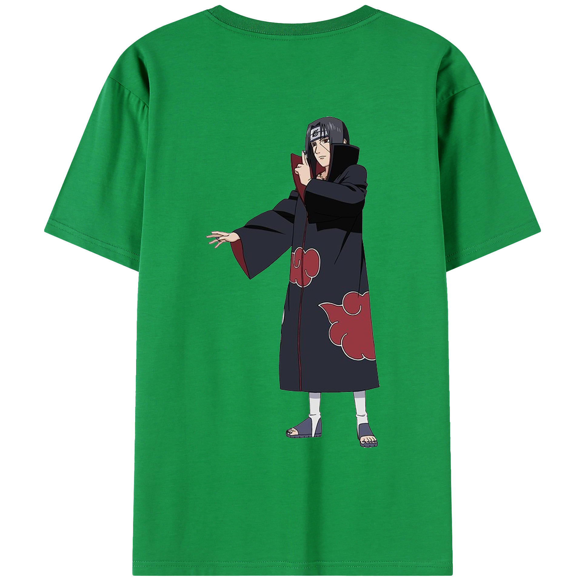 （画像用） NARUTO -ナルト- うちは イタチ Uchiha Itachi レディース半袖Tシャツ(バックプリント)