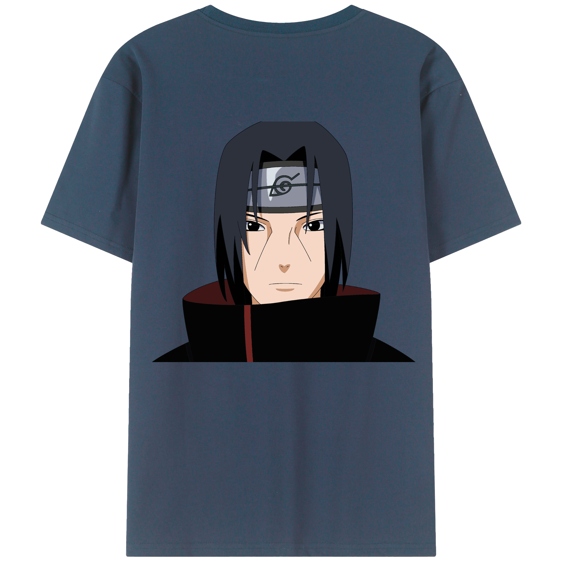 （画像用） NARUTO -ナルト- うちは イタチ Uchiha Itachi レディース半袖Tシャツ(バックプリント)