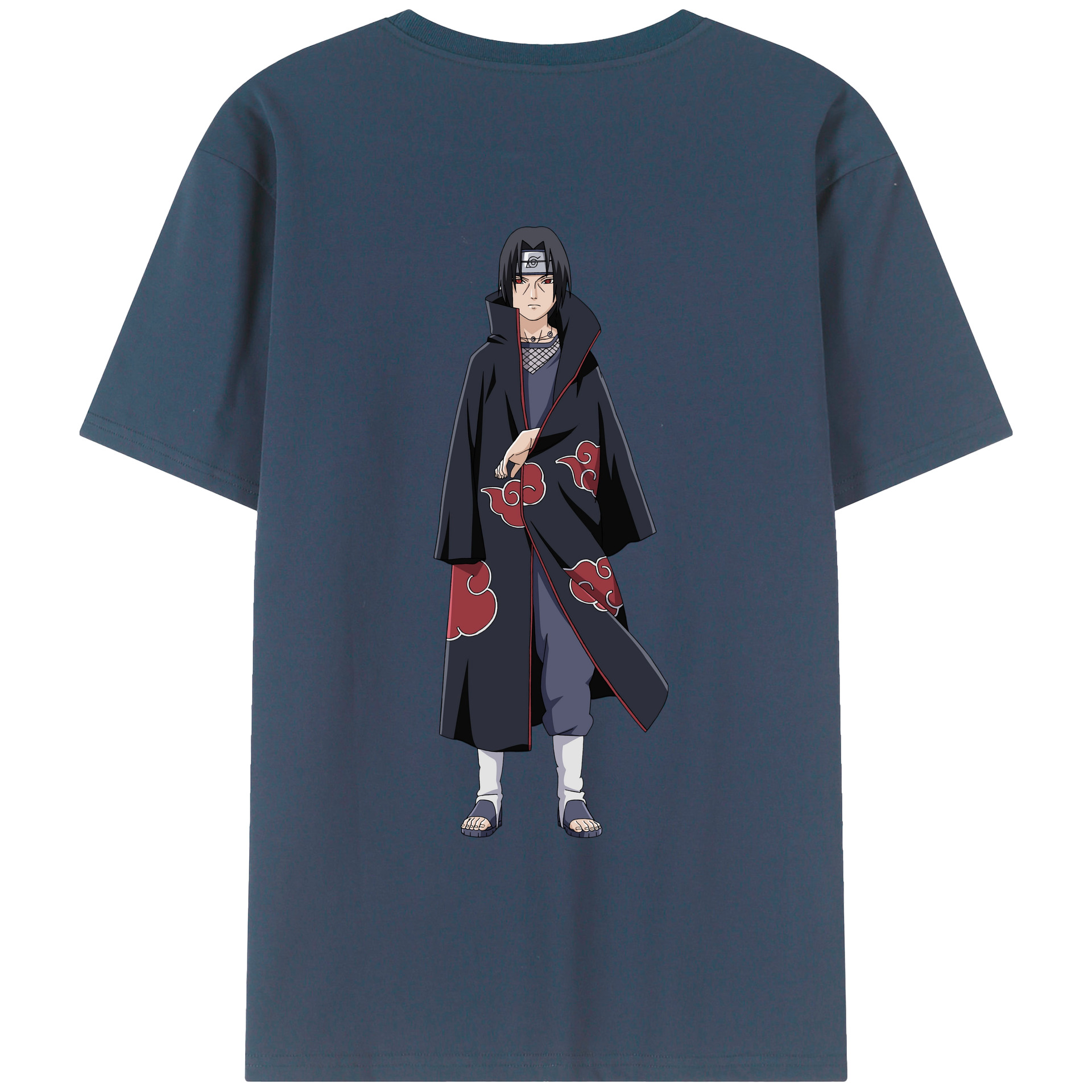 （画像用） NARUTO -ナルト- うちは イタチ Uchiha Itachi レディース半袖Tシャツ(バックプリント)