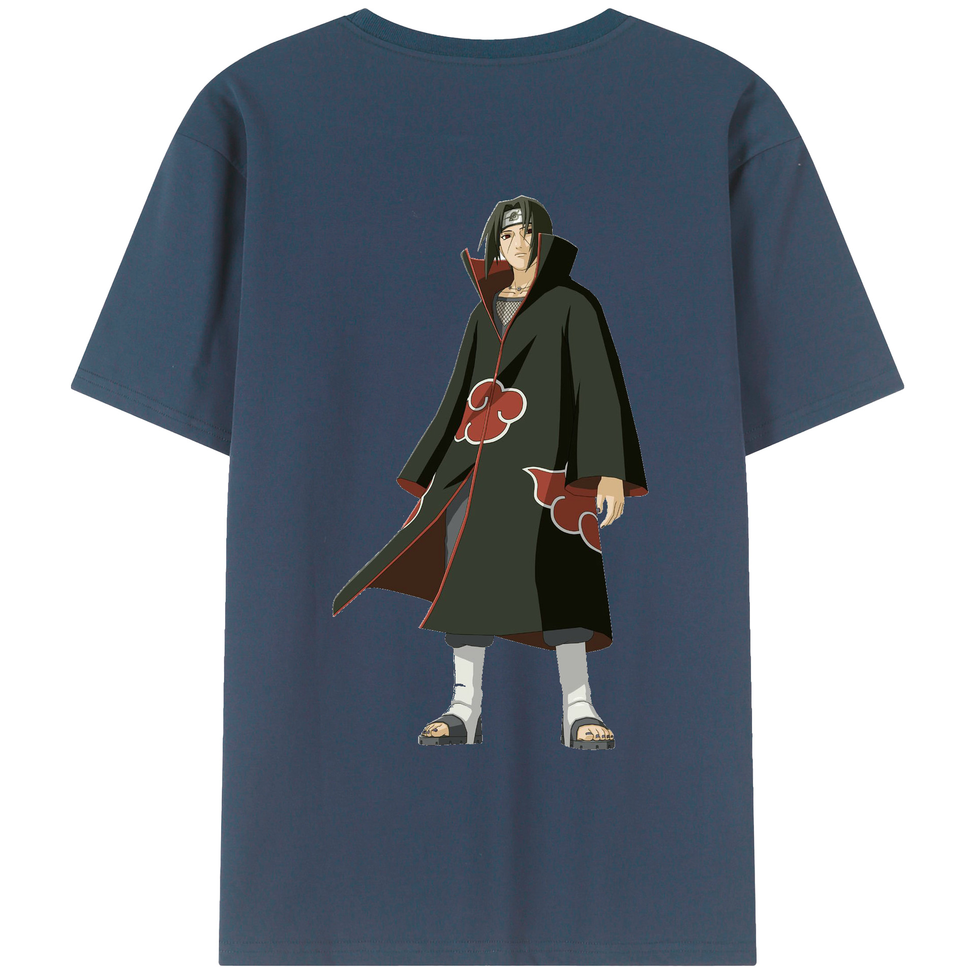 （画像用） NARUTO -ナルト- うちは イタチ Uchiha Itachi レディース半袖Tシャツ(バックプリント)