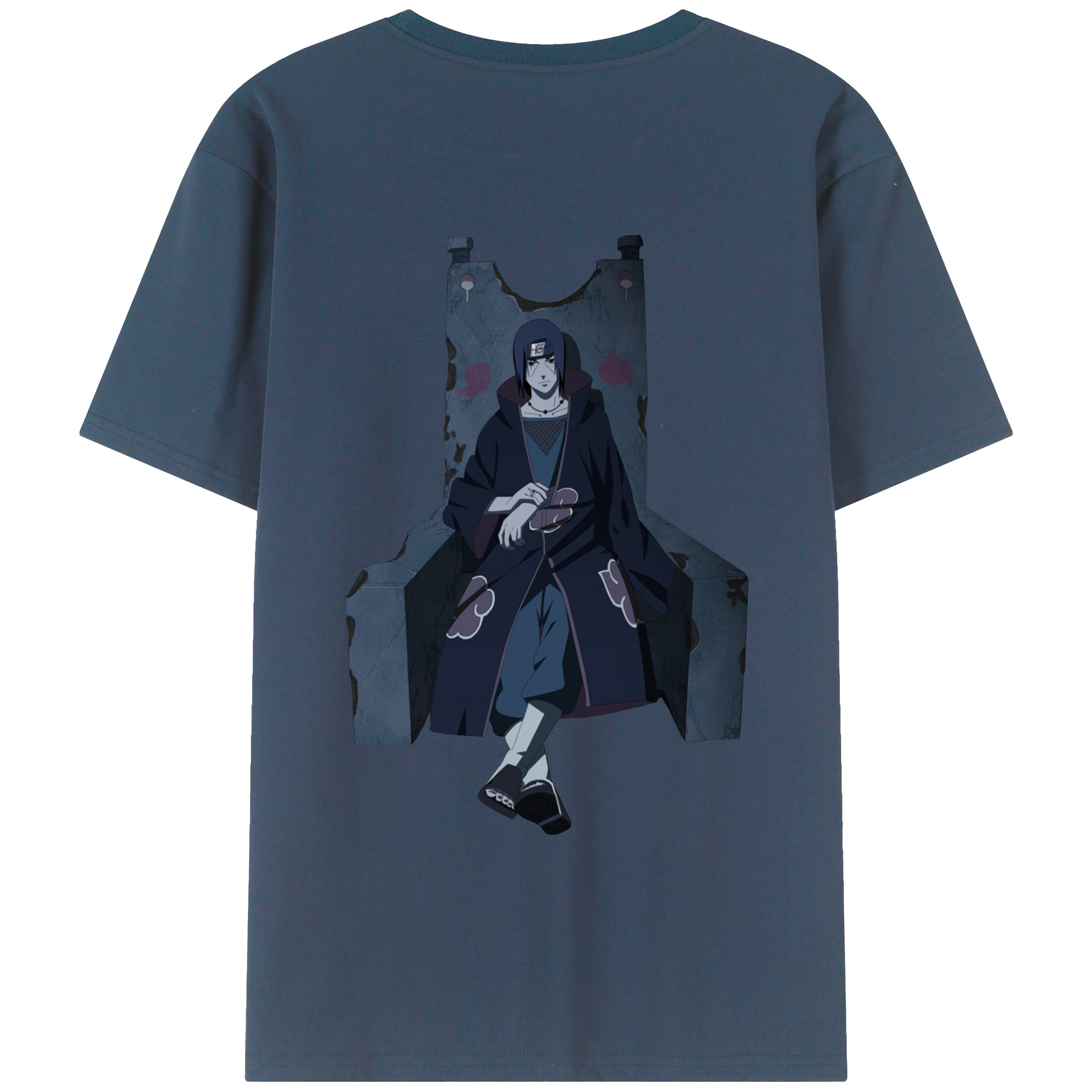 （画像用） NARUTO -ナルト- うちは イタチ Uchiha Itachi レディース半袖Tシャツ(バックプリント)