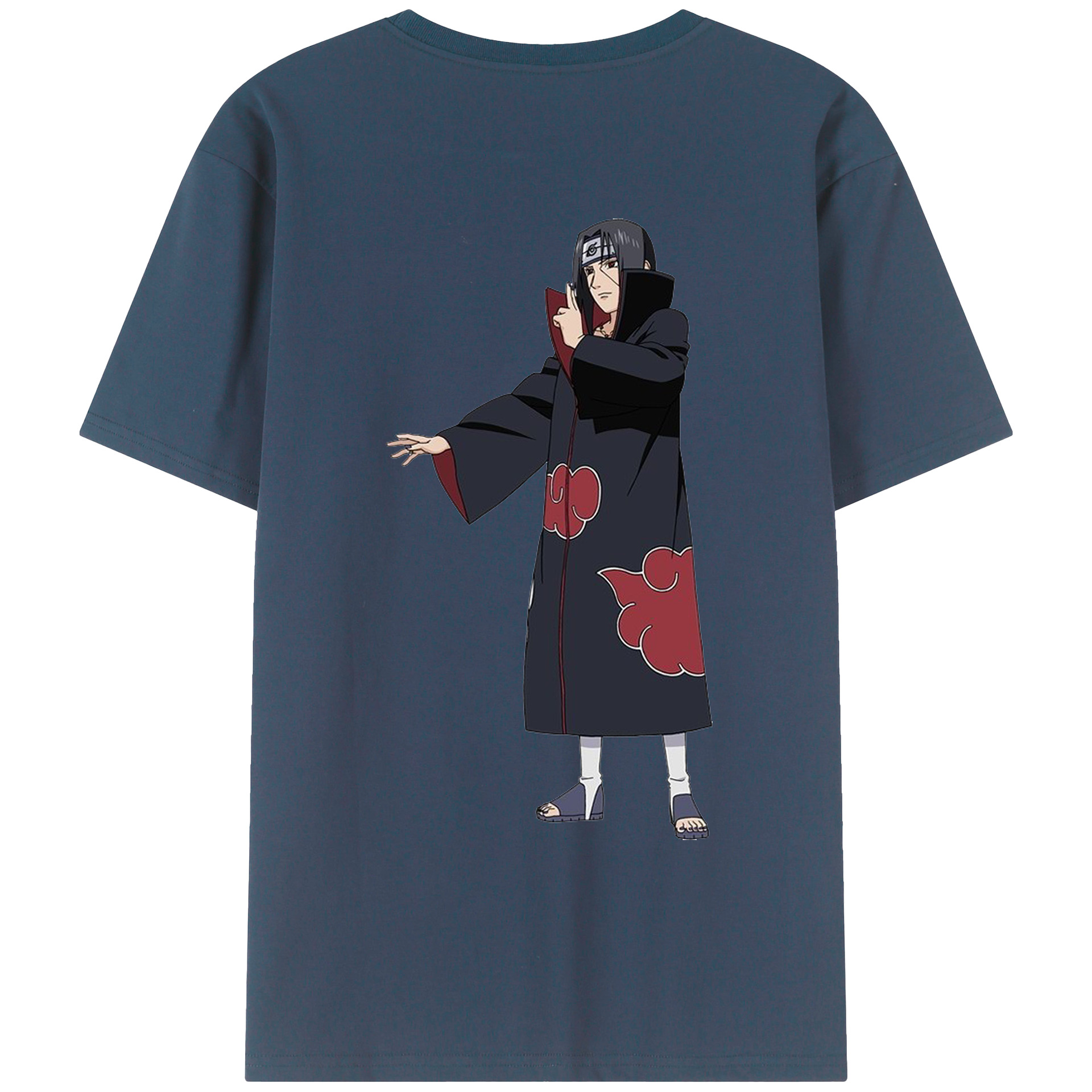 （画像用） NARUTO -ナルト- うちは イタチ Uchiha Itachi レディース半袖Tシャツ(バックプリント)