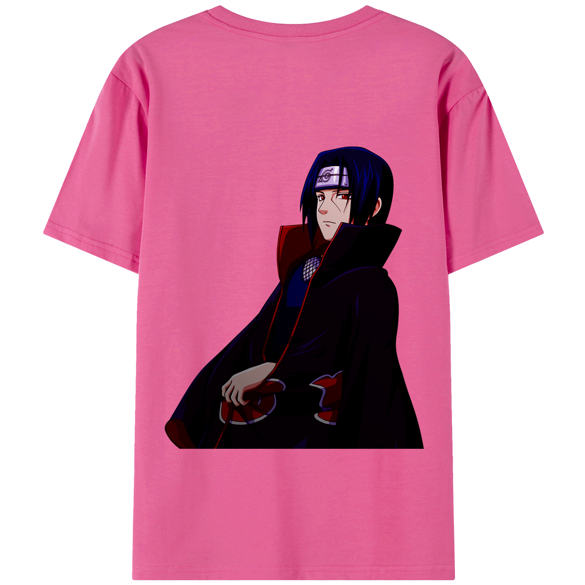 （画像用） NARUTO -ナルト- うちは イタチ Uchiha Itachi レディース半袖Tシャツ(バックプリント)