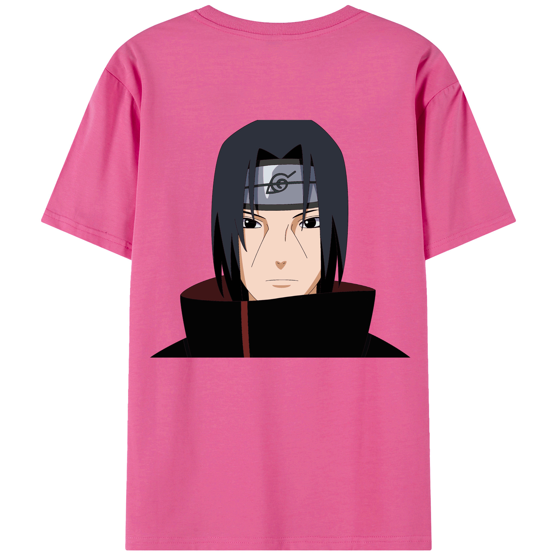 （画像用） NARUTO -ナルト- うちは イタチ Uchiha Itachi レディース半袖Tシャツ(バックプリント)