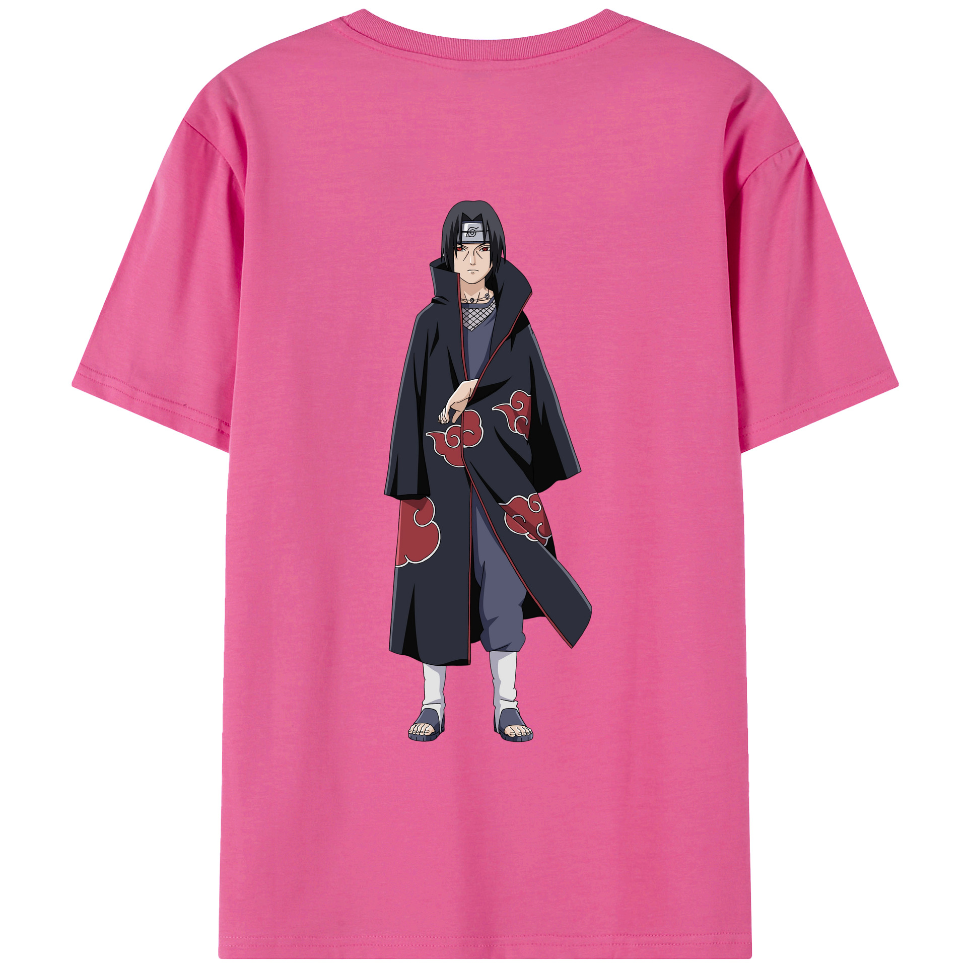 （画像用） NARUTO -ナルト- うちは イタチ Uchiha Itachi レディース半袖Tシャツ(バックプリント)