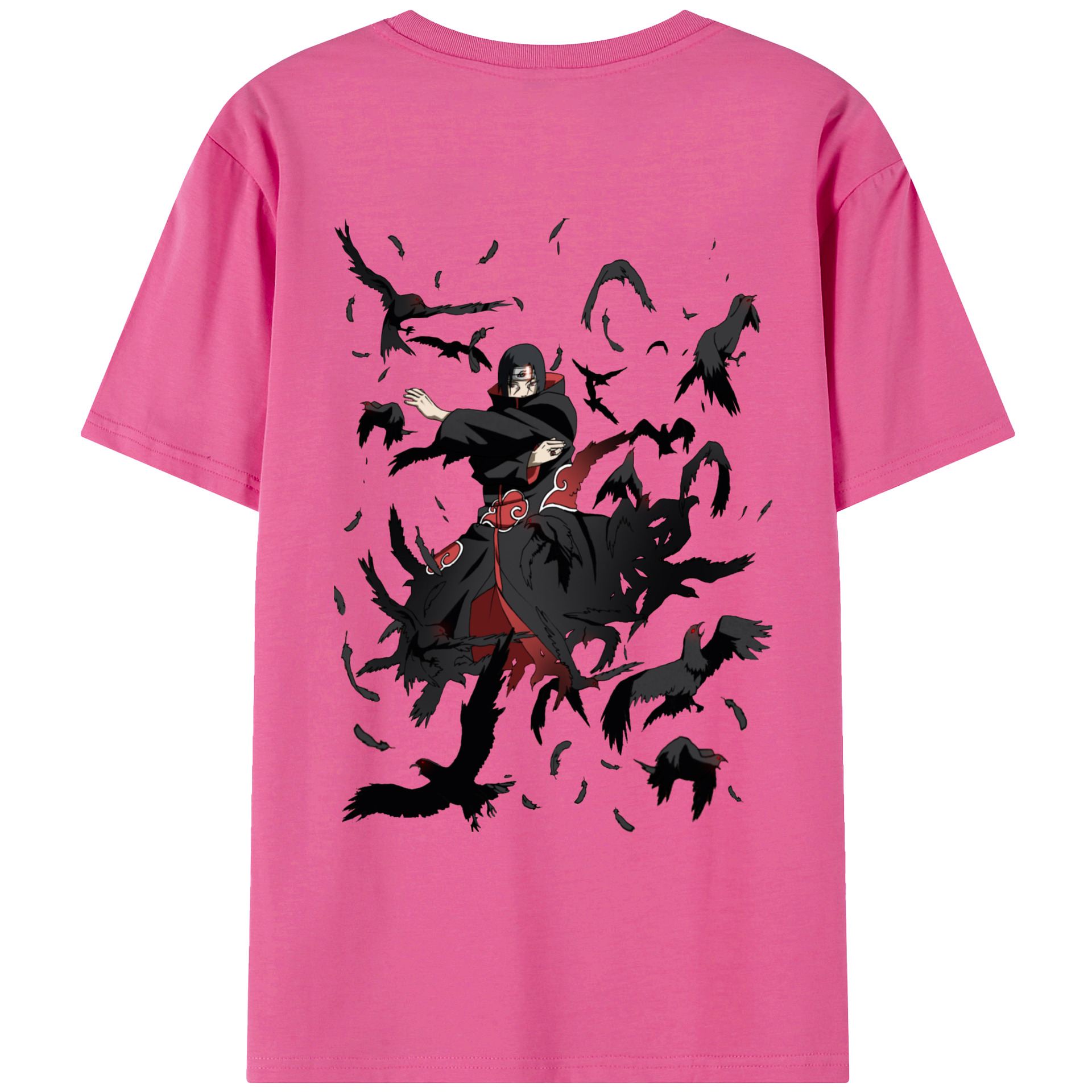 （画像用） NARUTO -ナルト- うちは イタチ Uchiha Itachi レディース半袖Tシャツ(バックプリント)