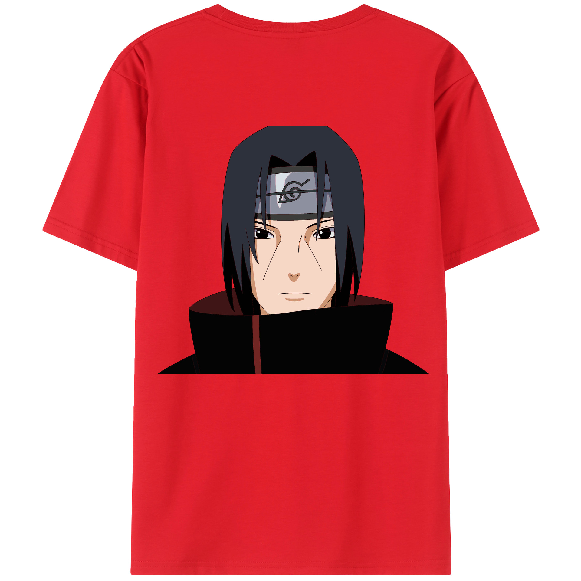 （画像用） NARUTO -ナルト- うちは イタチ Uchiha Itachi レディース半袖Tシャツ(バックプリント)