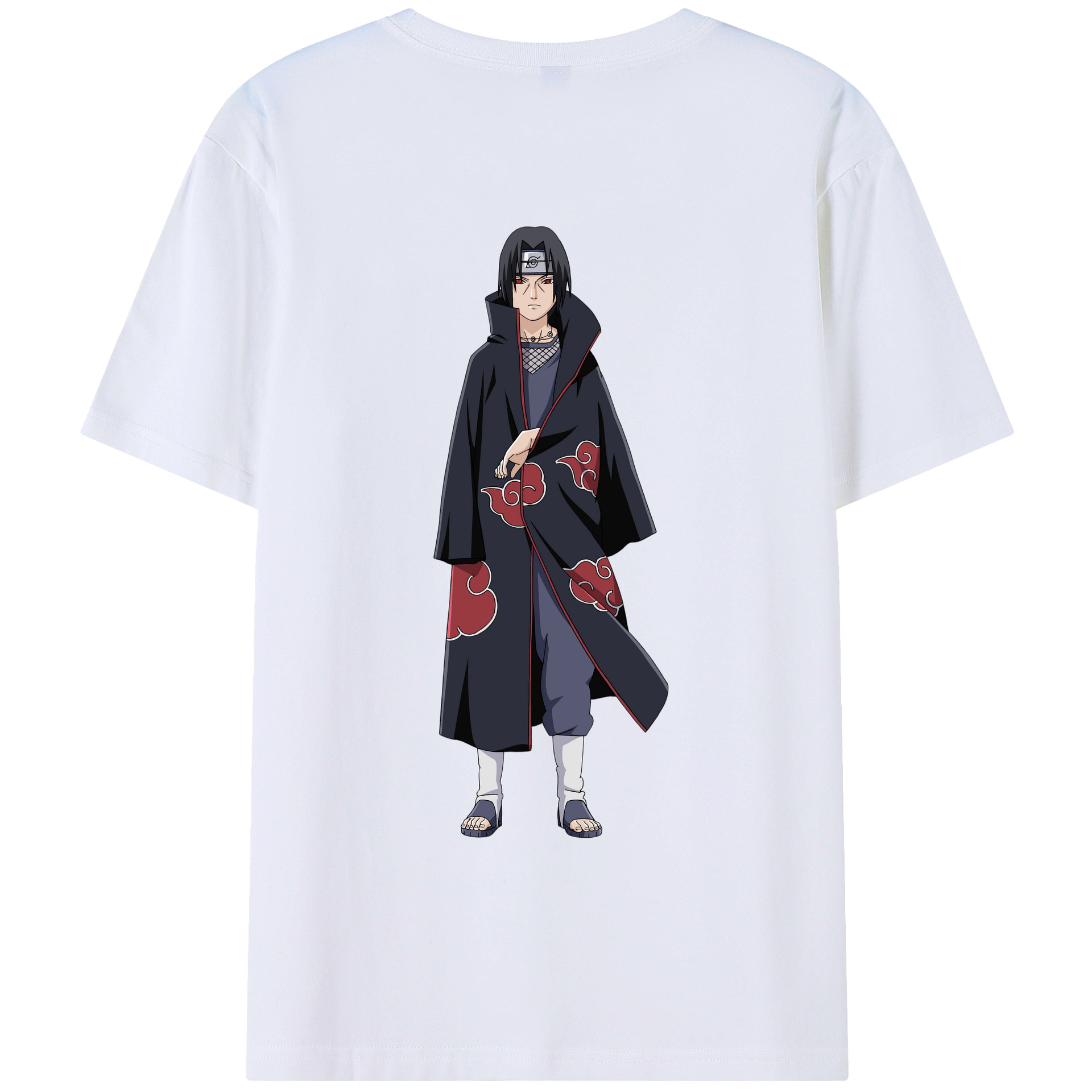 （画像用） NARUTO -ナルト- うちは イタチ Uchiha Itachi レディース半袖Tシャツ(バックプリント)