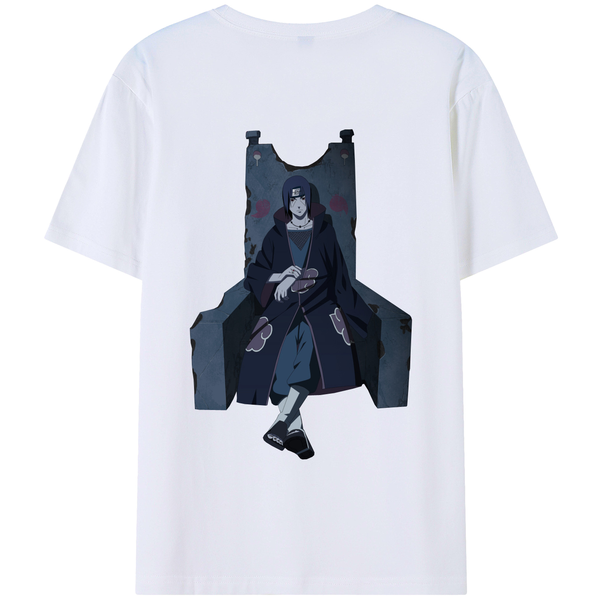 （画像用） NARUTO -ナルト- うちは イタチ Uchiha Itachi レディース半袖Tシャツ(バックプリント)