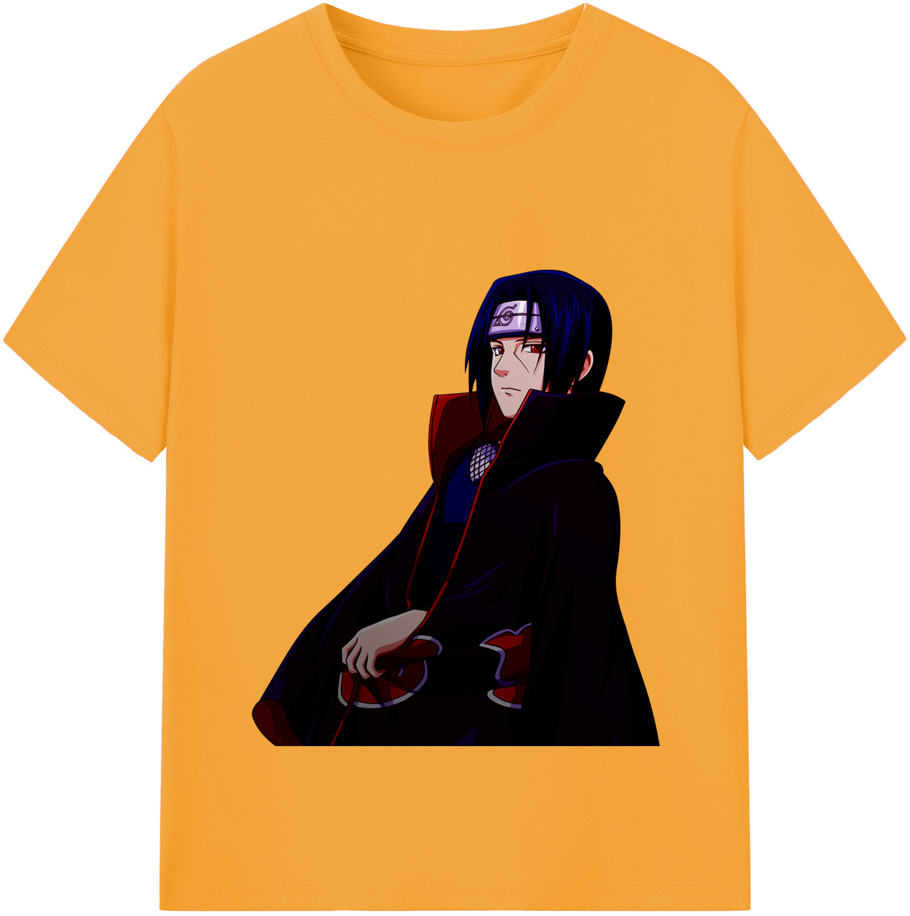 （画像用） NARUTO -ナルト- うちは イタチ Uchiha Itachi レディースカジュアルプリントTシャツ（綿100％）