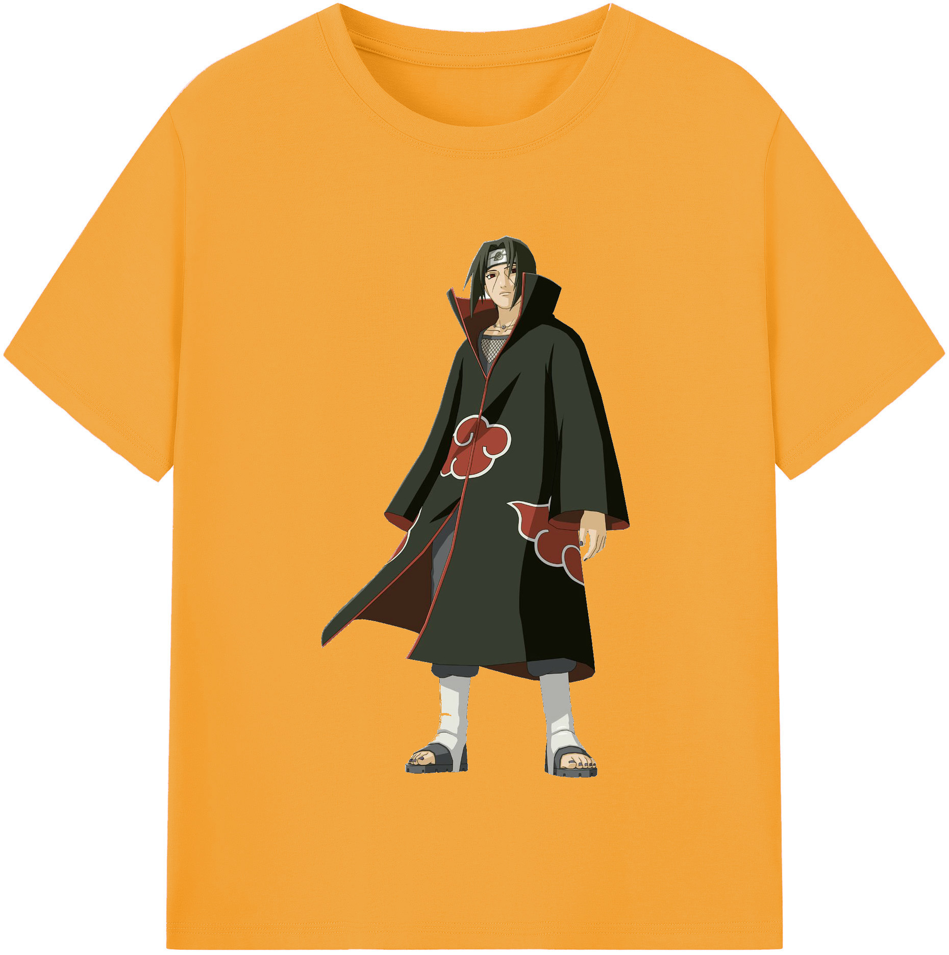 （画像用） NARUTO -ナルト- うちは イタチ Uchiha Itachi レディースカジュアルプリントTシャツ（綿100％）