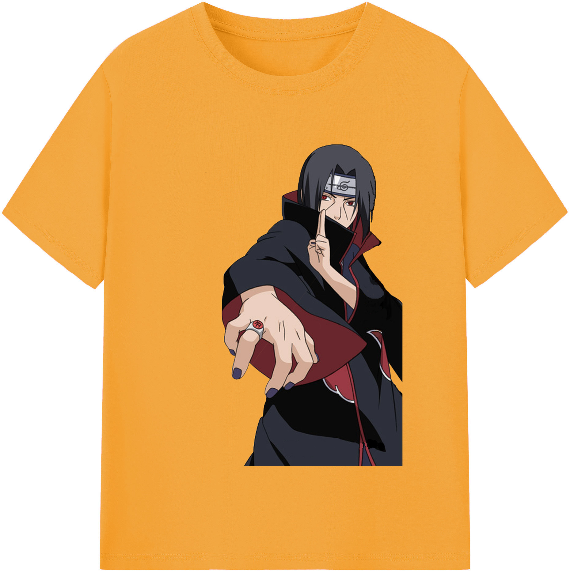 （画像用） NARUTO -ナルト- うちは イタチ Uchiha Itachi レディースカジュアルプリントTシャツ（綿100％）