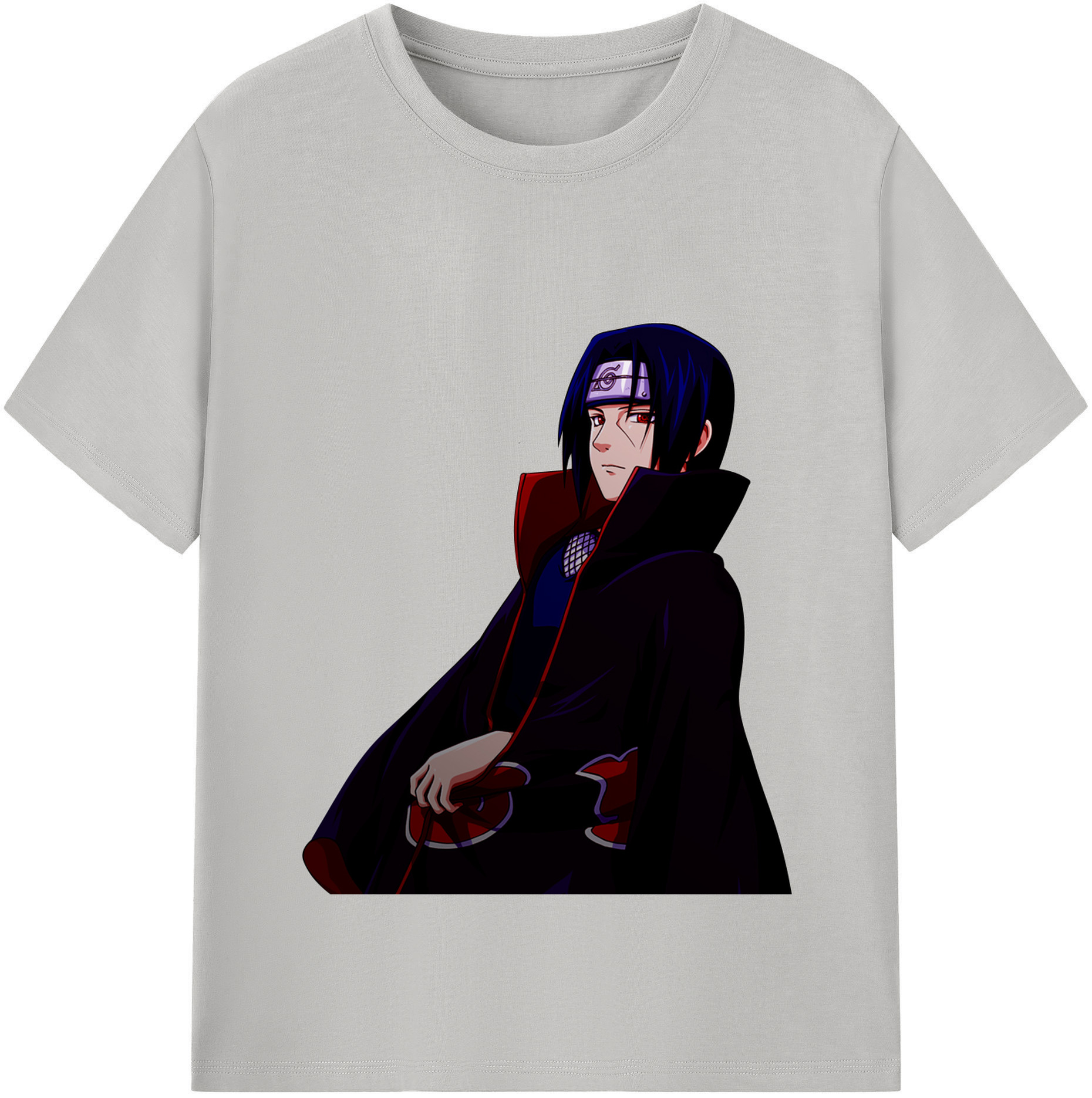 （画像用） NARUTO -ナルト- うちは イタチ Uchiha Itachi レディースカジュアルプリントTシャツ（綿100％）